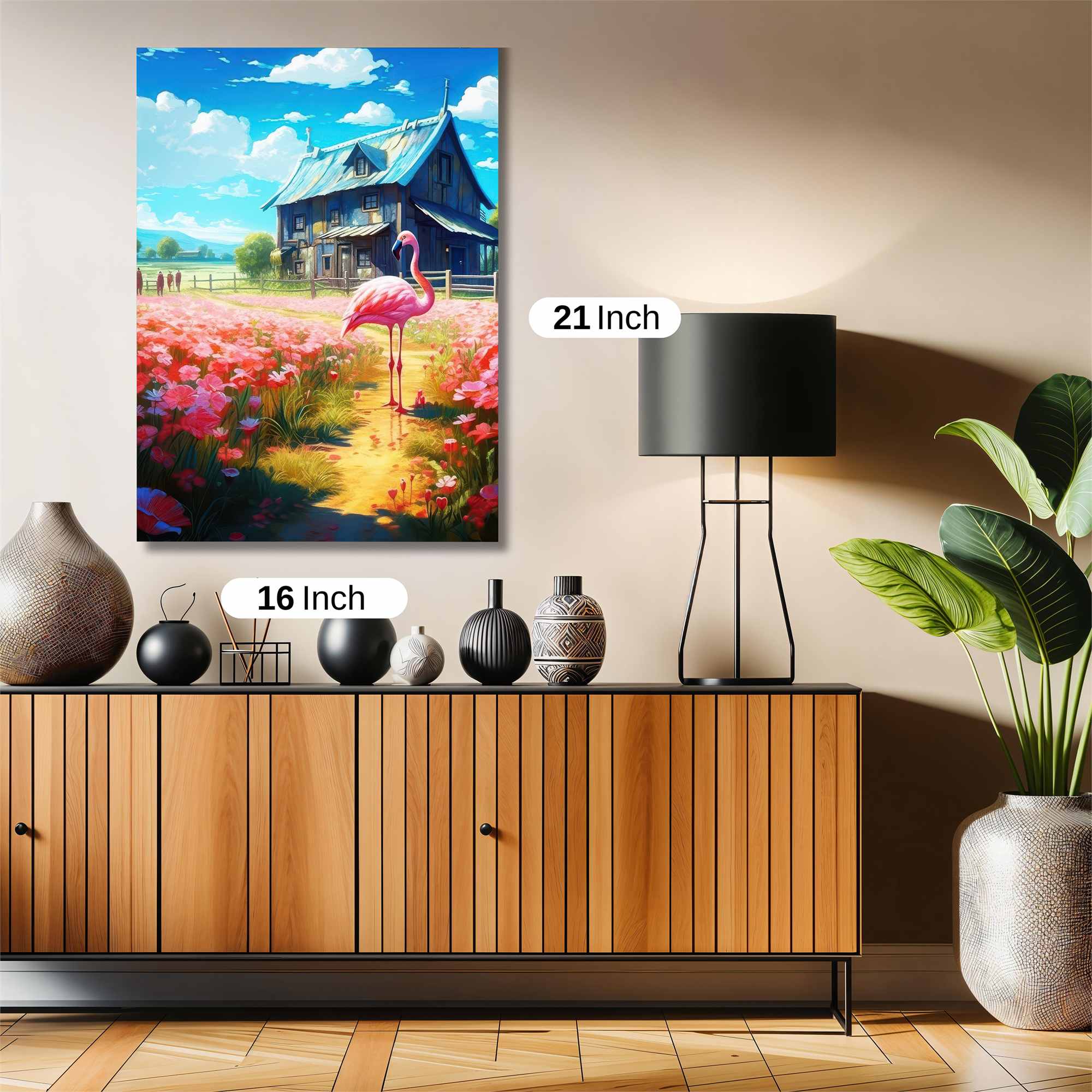 Flamingo Serenity Safe Wall Magnetic / M