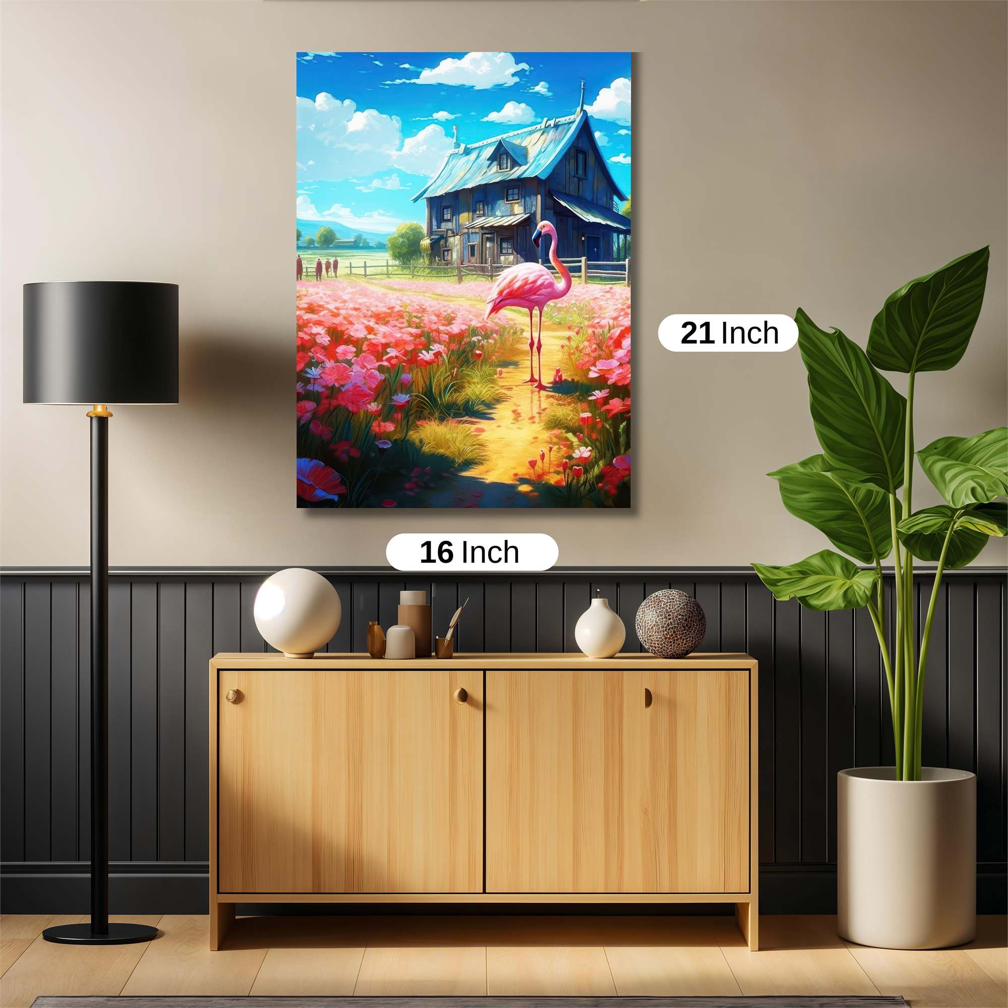 Flamingo Serenity Safe Wall Magnetic / M