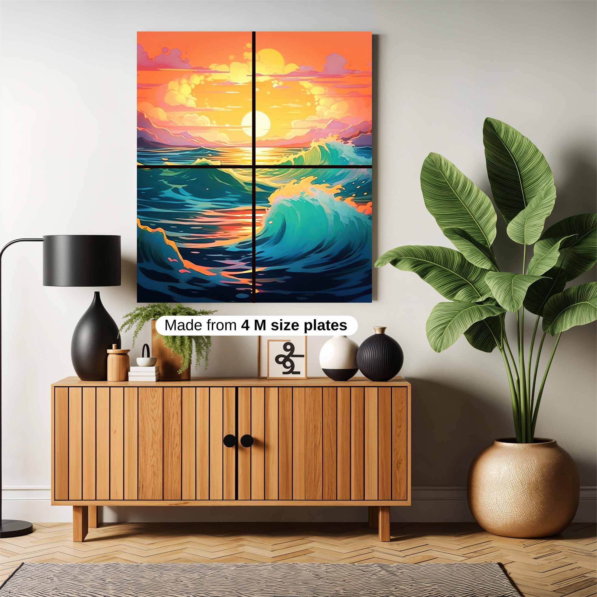 Sunset Serenity Safe Wall Magnetic / M