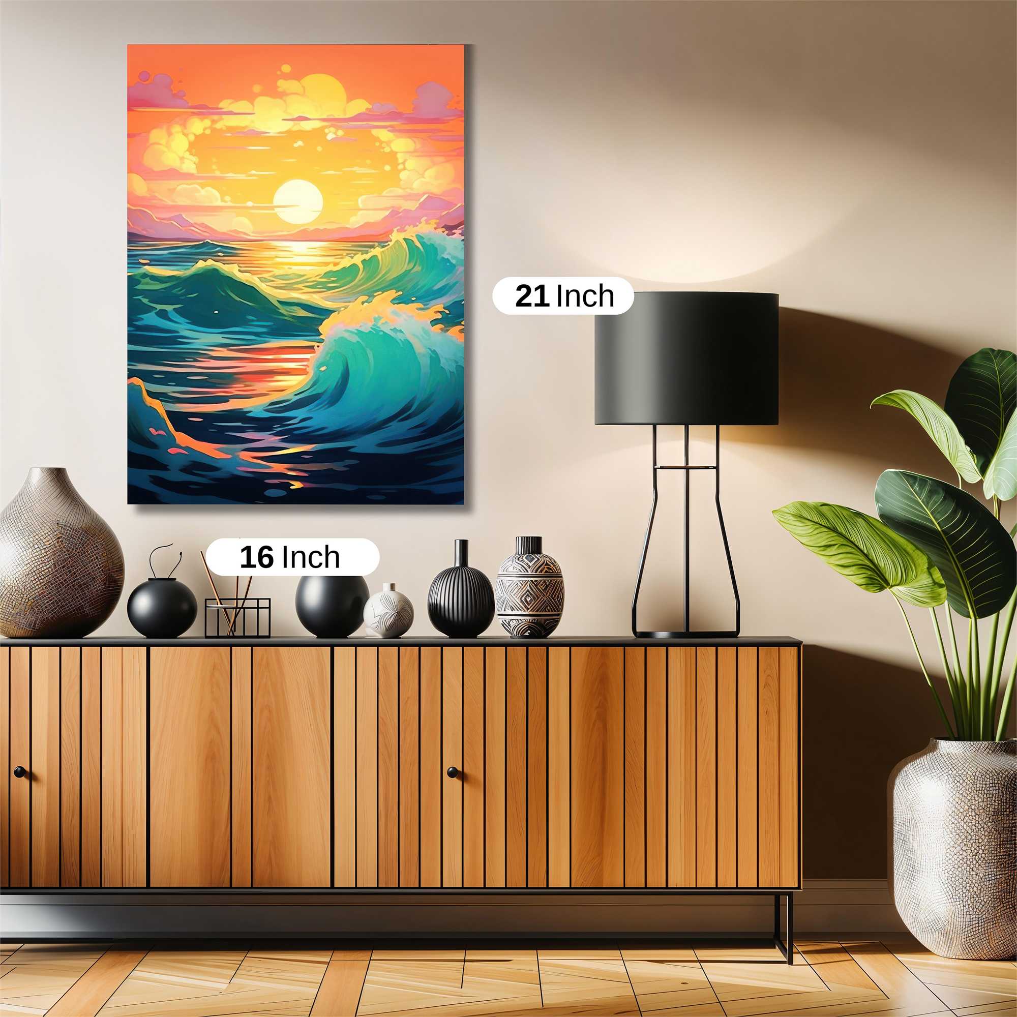 Sunset Serenity Safe Wall Magnetic / M