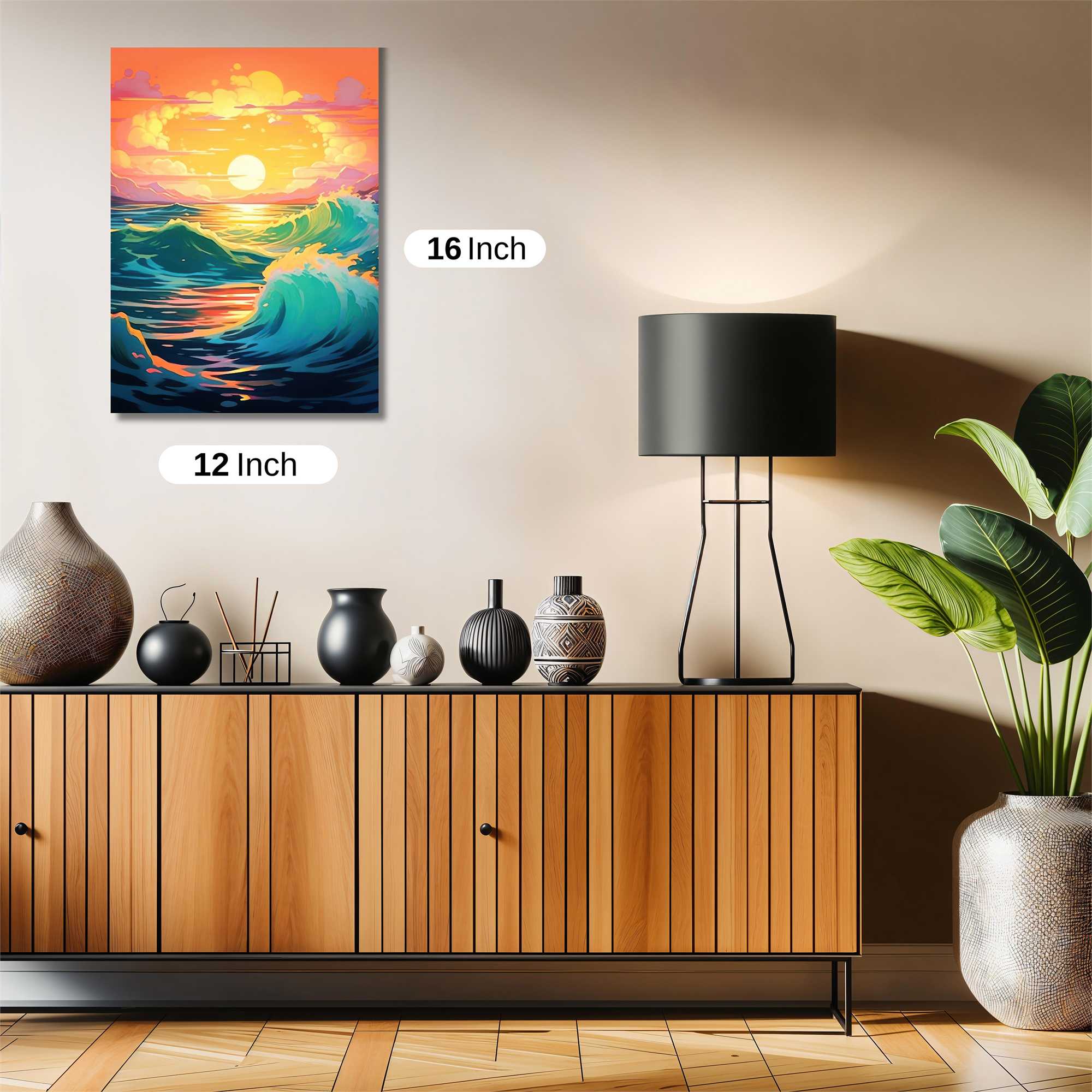 Sunset Serenity Safe Wall Magnetic / M