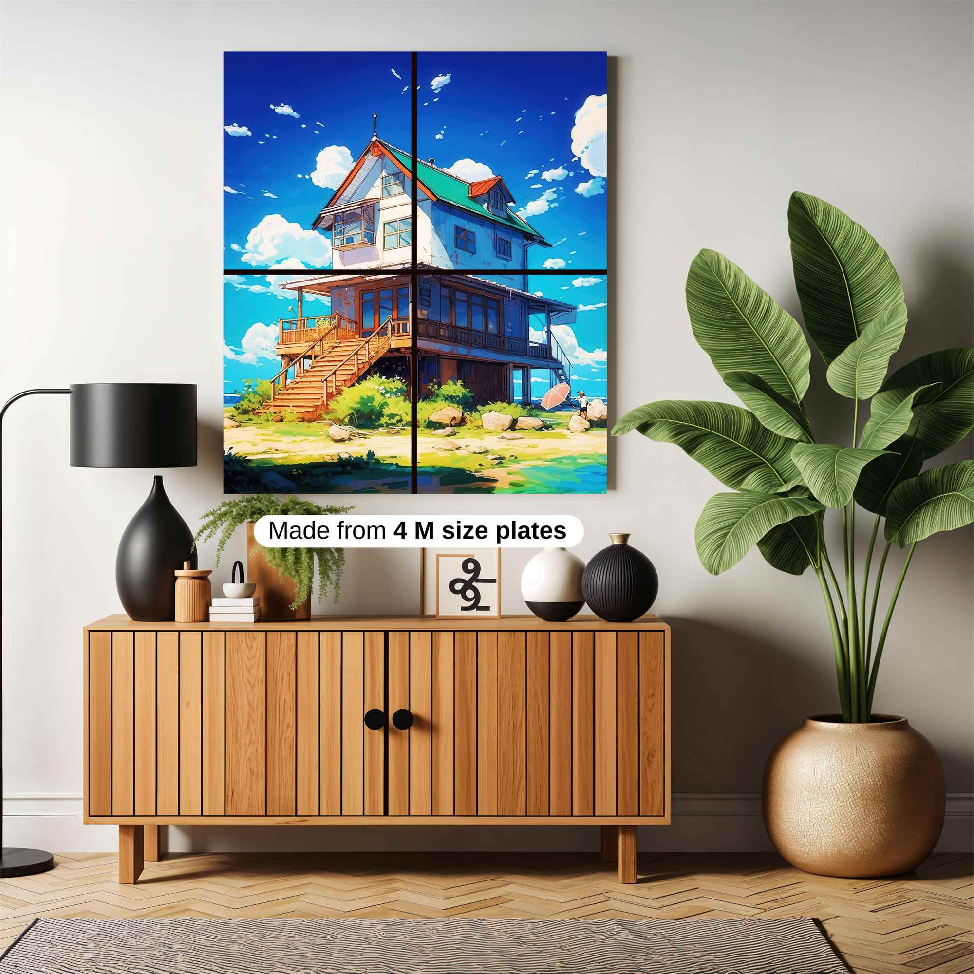 Seaside Serenity Safe Wall Magnetic / M