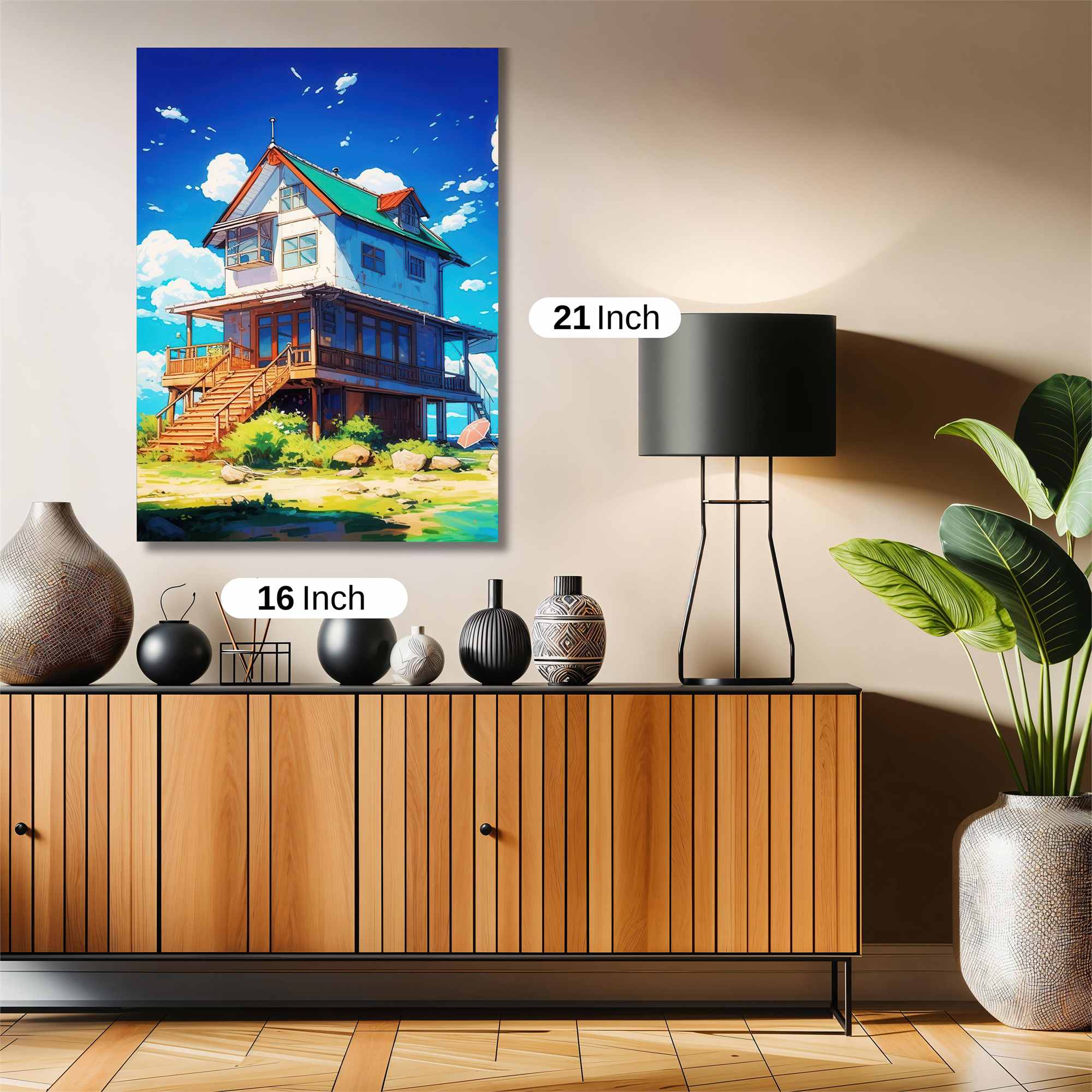 Seaside Serenity Safe Wall Magnetic / M