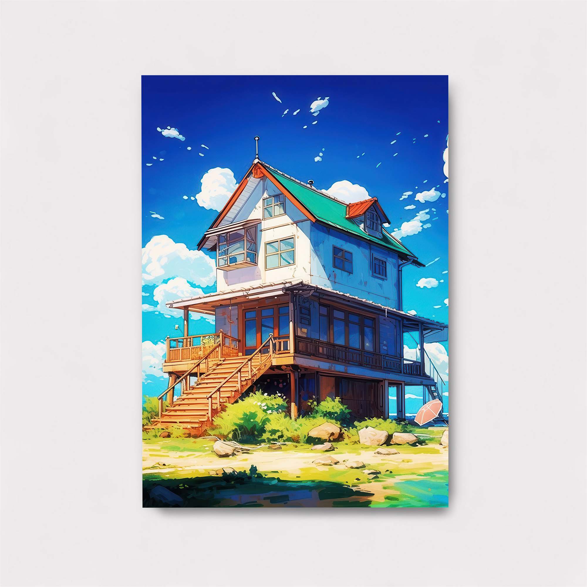 Seaside Serenity Safe Wall Magnetic / M