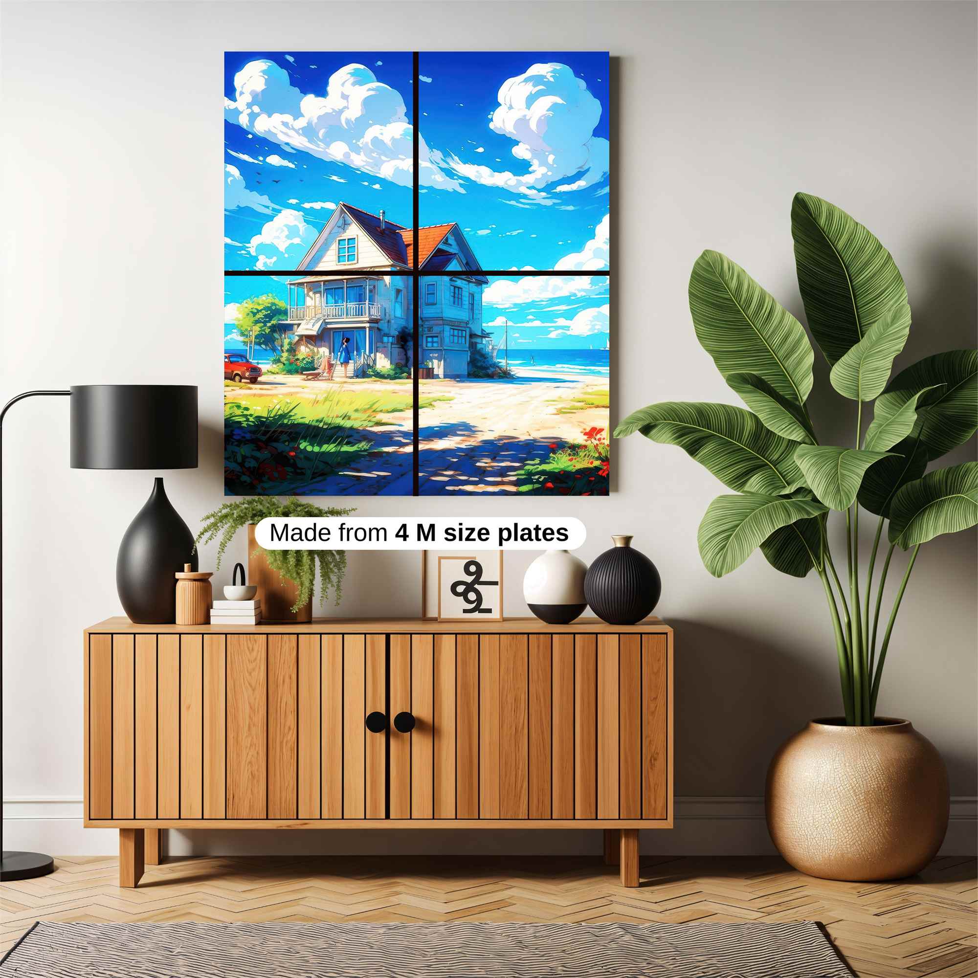 Seaside Serenity Safe Wall Magnetic / M