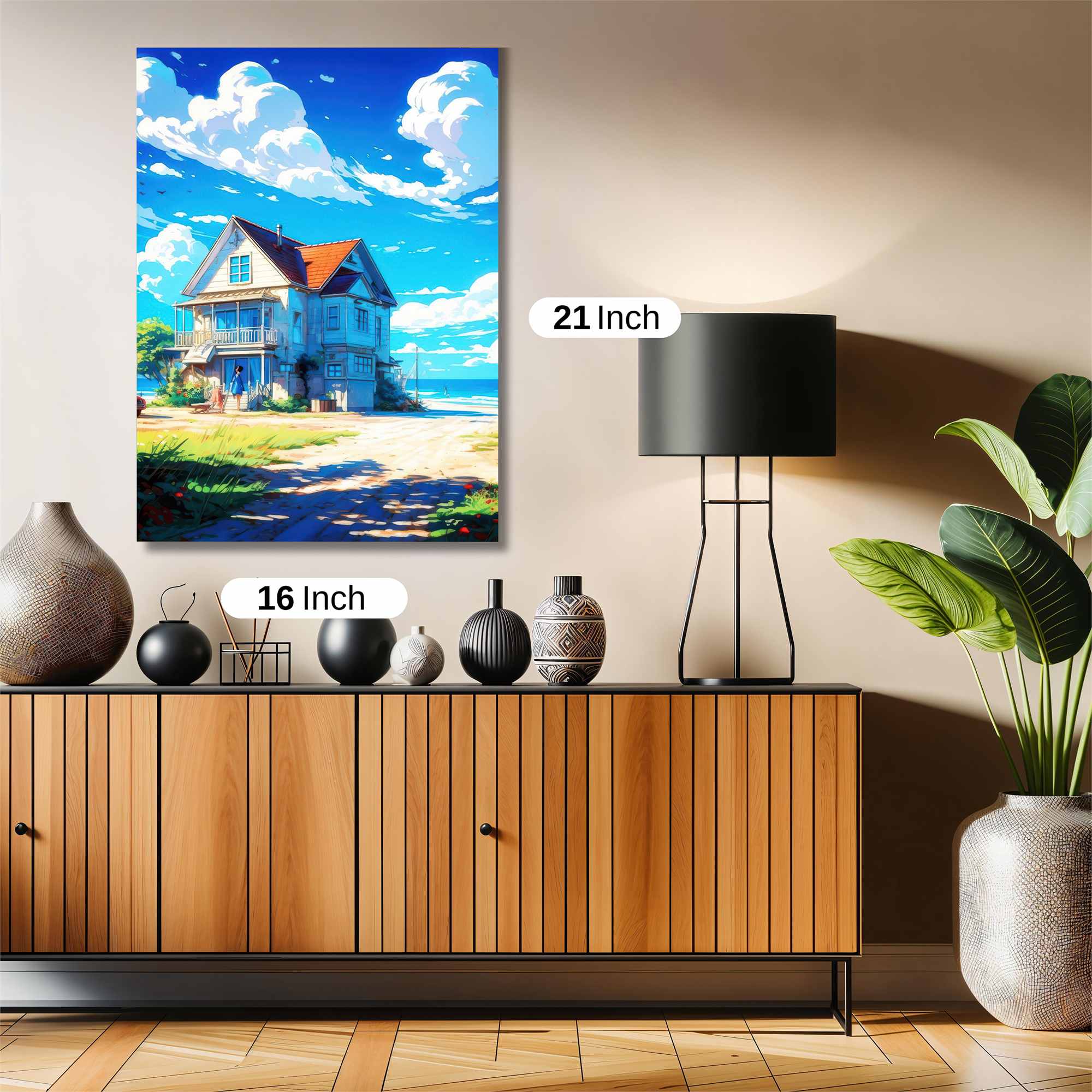 Seaside Serenity Safe Wall Magnetic / M