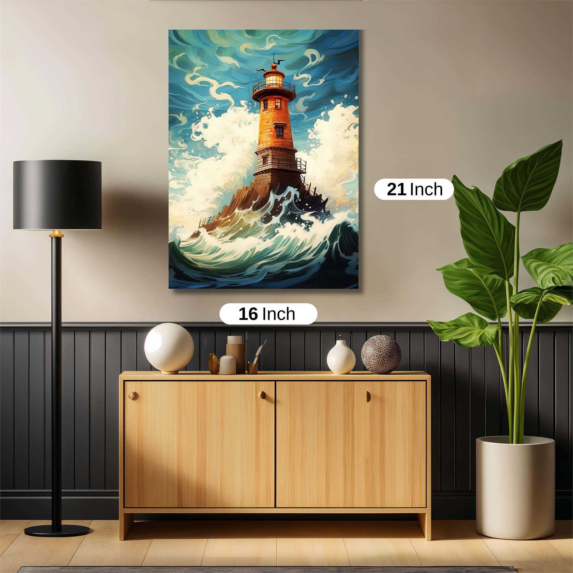 Lighthouse Whirlwind Safe Wall Magnetic / M