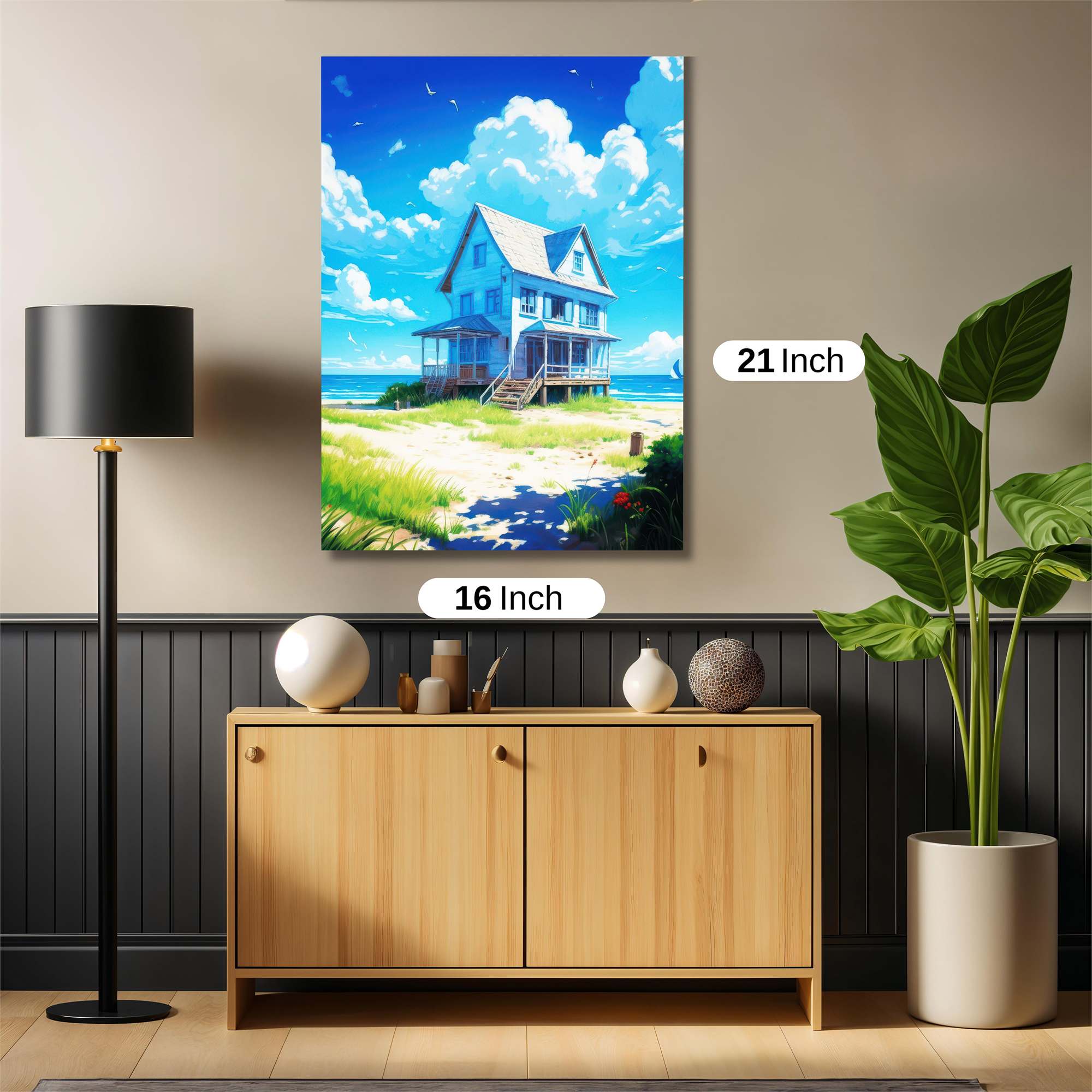 Beachside Bliss Safe Wall Magnetic / M