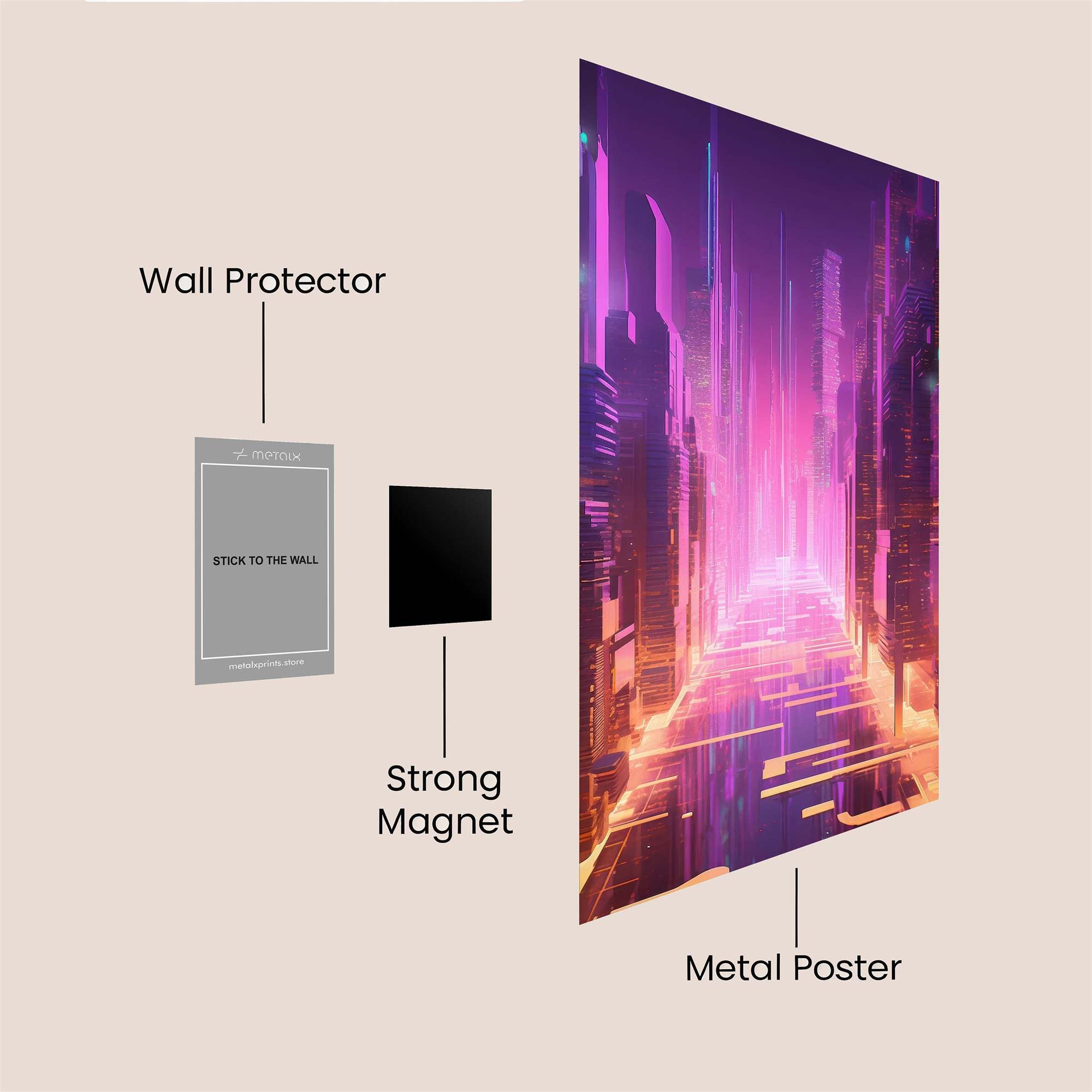Cyberpunk Dream Safe Wall Magnetic / M
