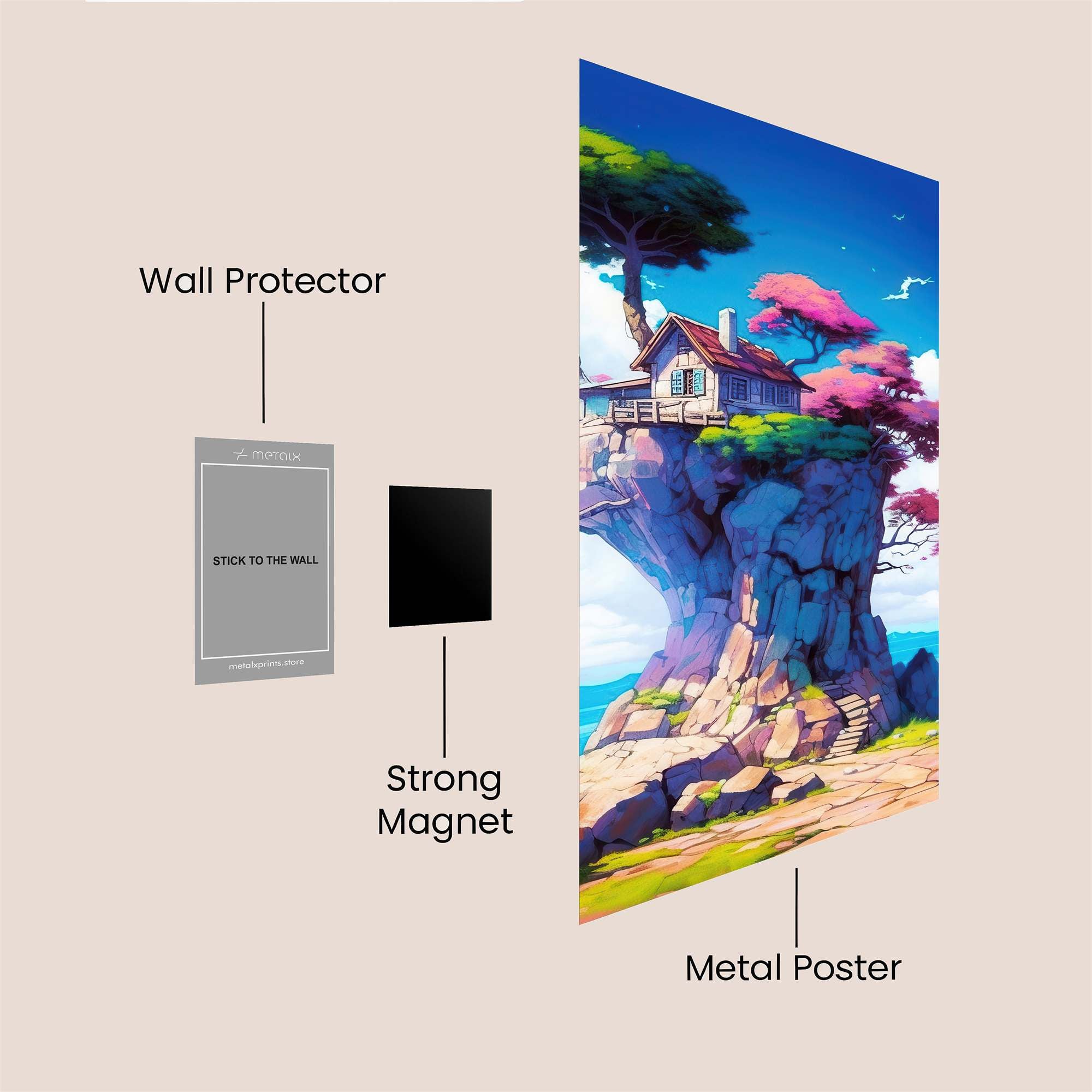 Whimsical Haven Safe Wall Magnetic / M