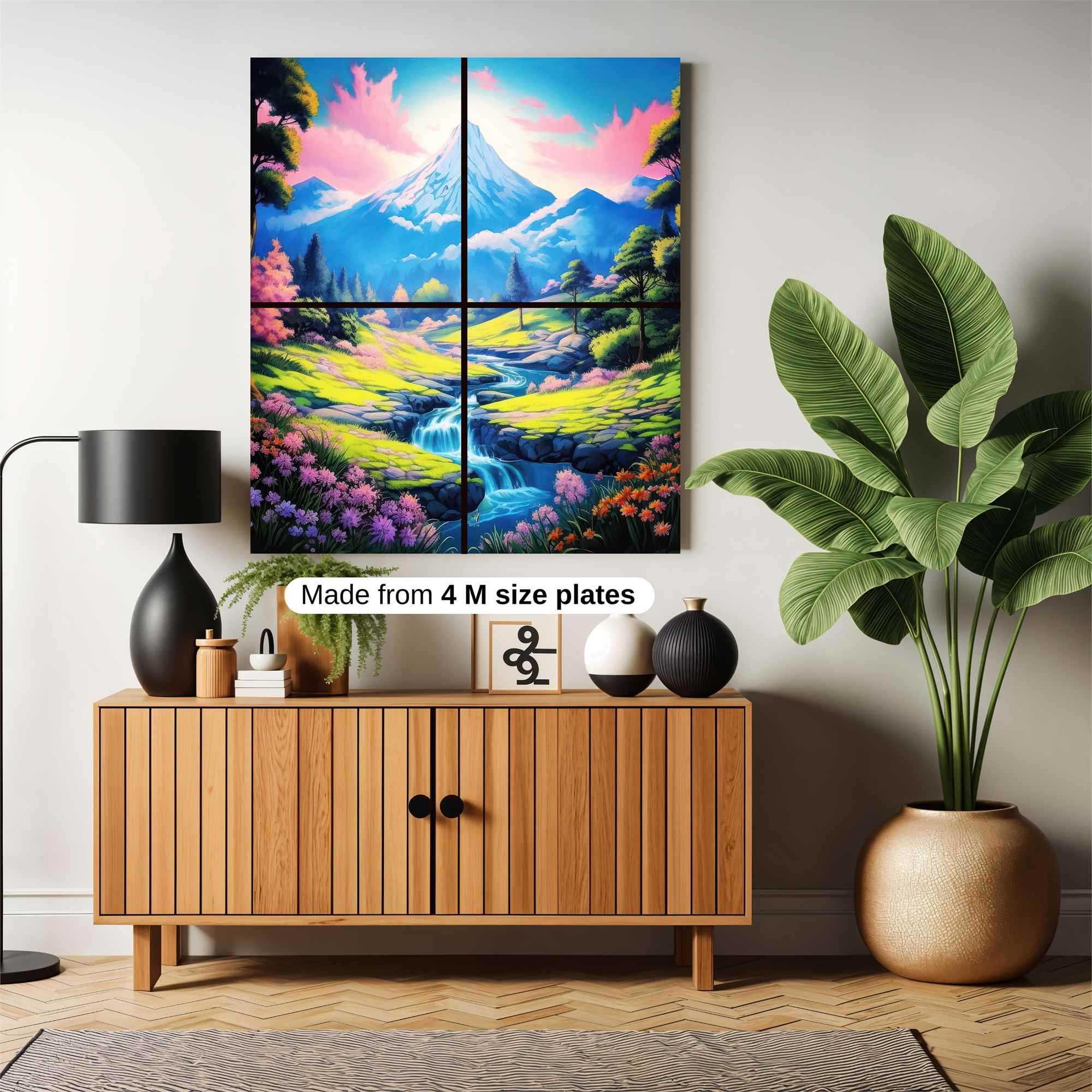 Mountain Serenity Safe Wall Magnetic / M