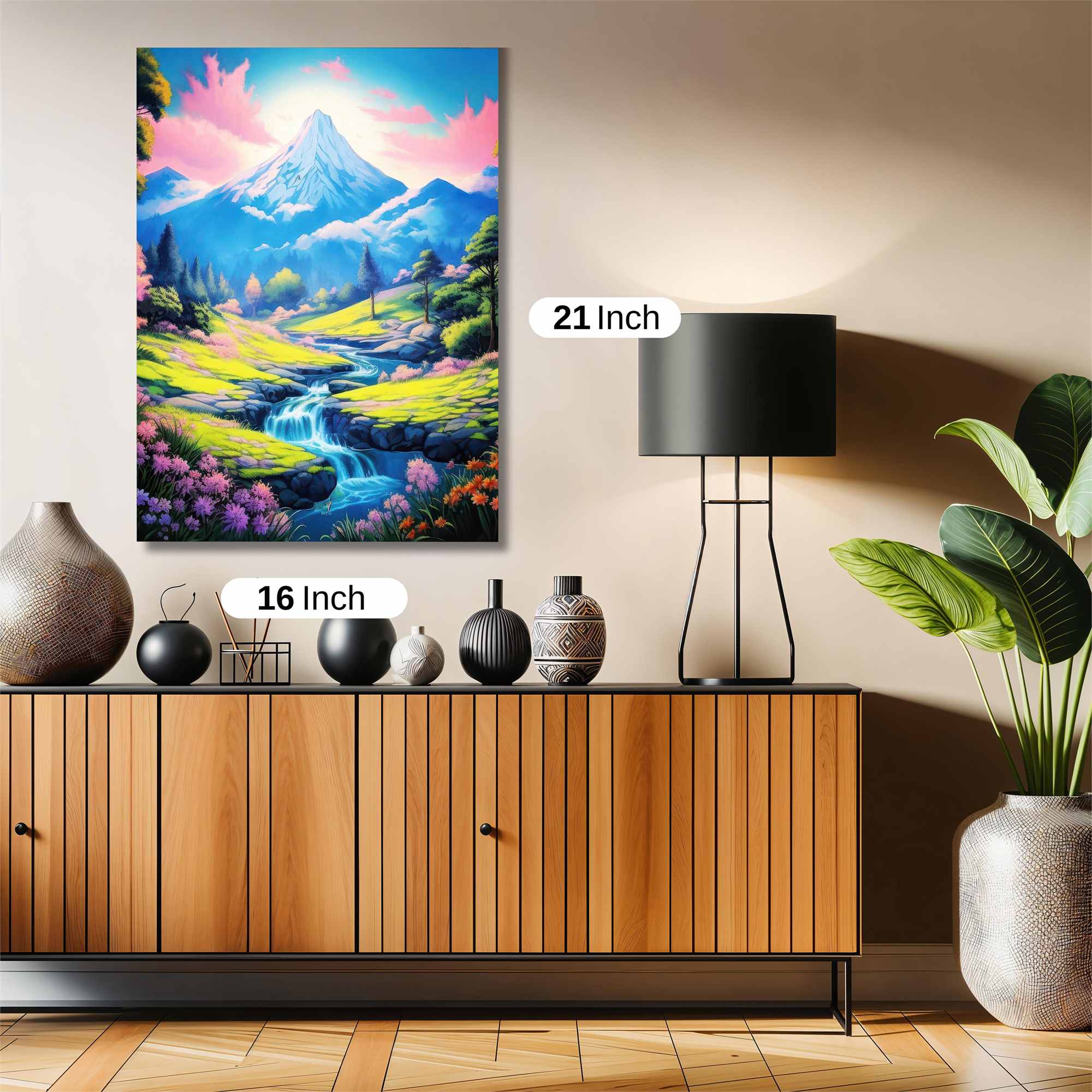 Mountain Serenity Safe Wall Magnetic / M