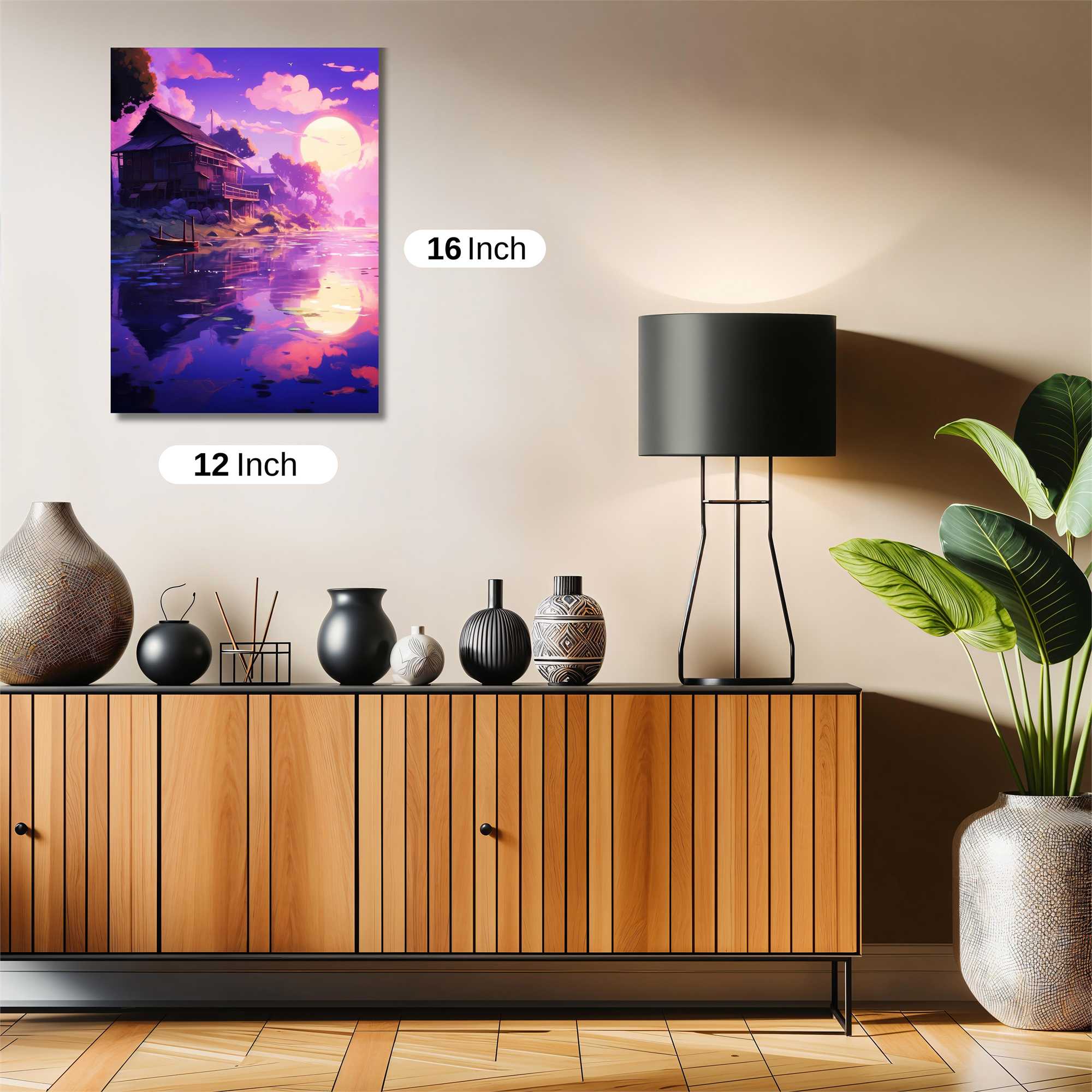 Moonlit Serenity Safe Wall Magnetic / M