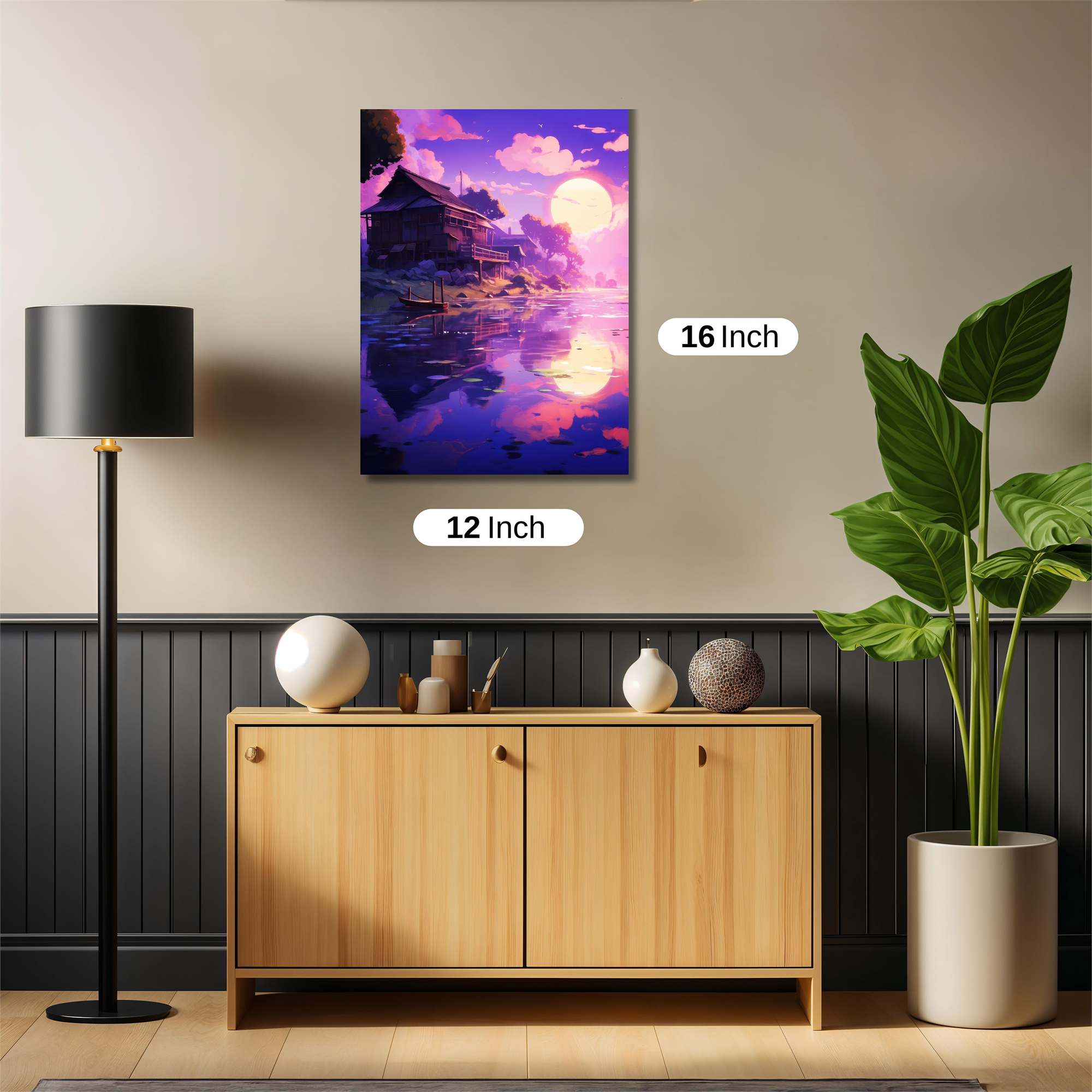 Moonlit Serenity Safe Wall Magnetic / M