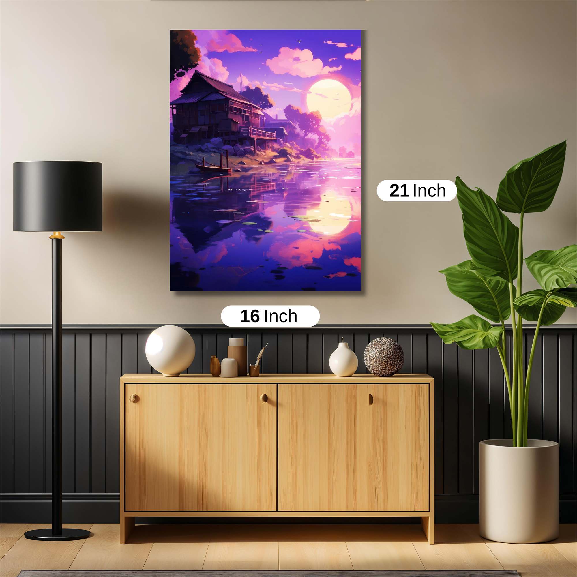 Moonlit Serenity Safe Wall Magnetic / M