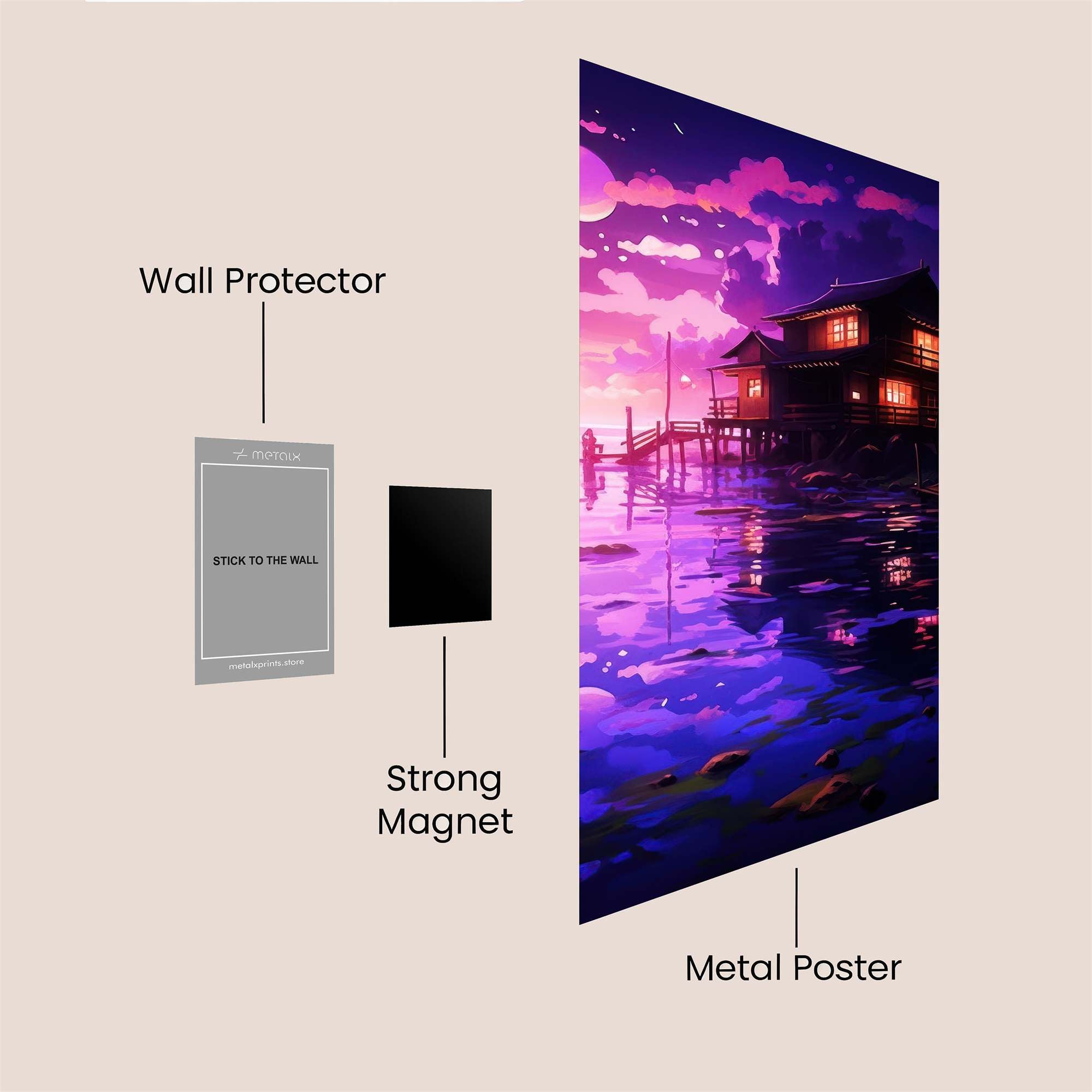 Cabin Serenity Safe Wall Magnetic / M