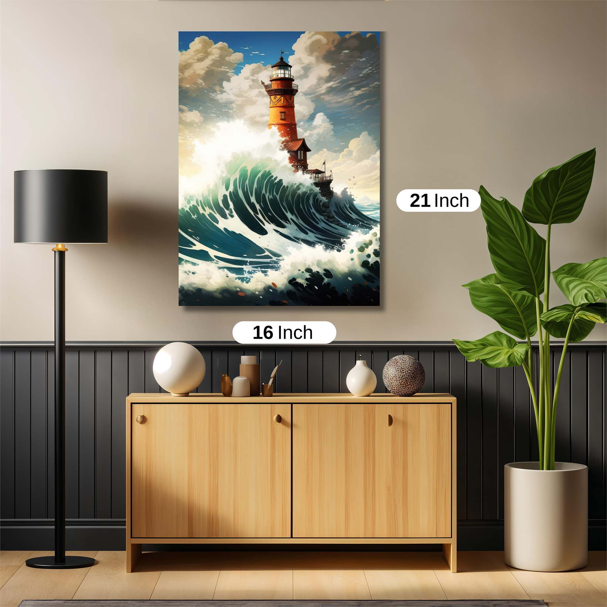 Lighthouse Turmoil Safe Wall Magnetic / M