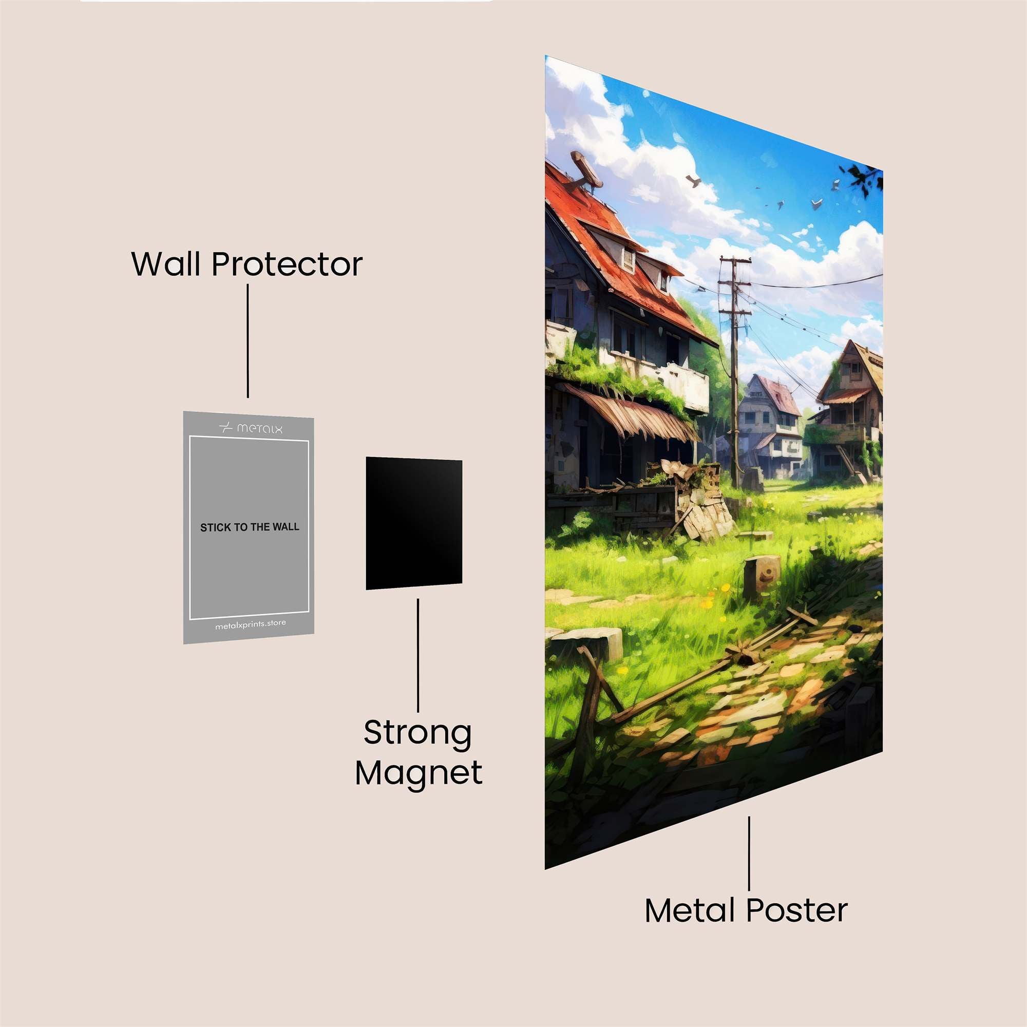 Abandoned Serenity Safe Wall Magnetic / M