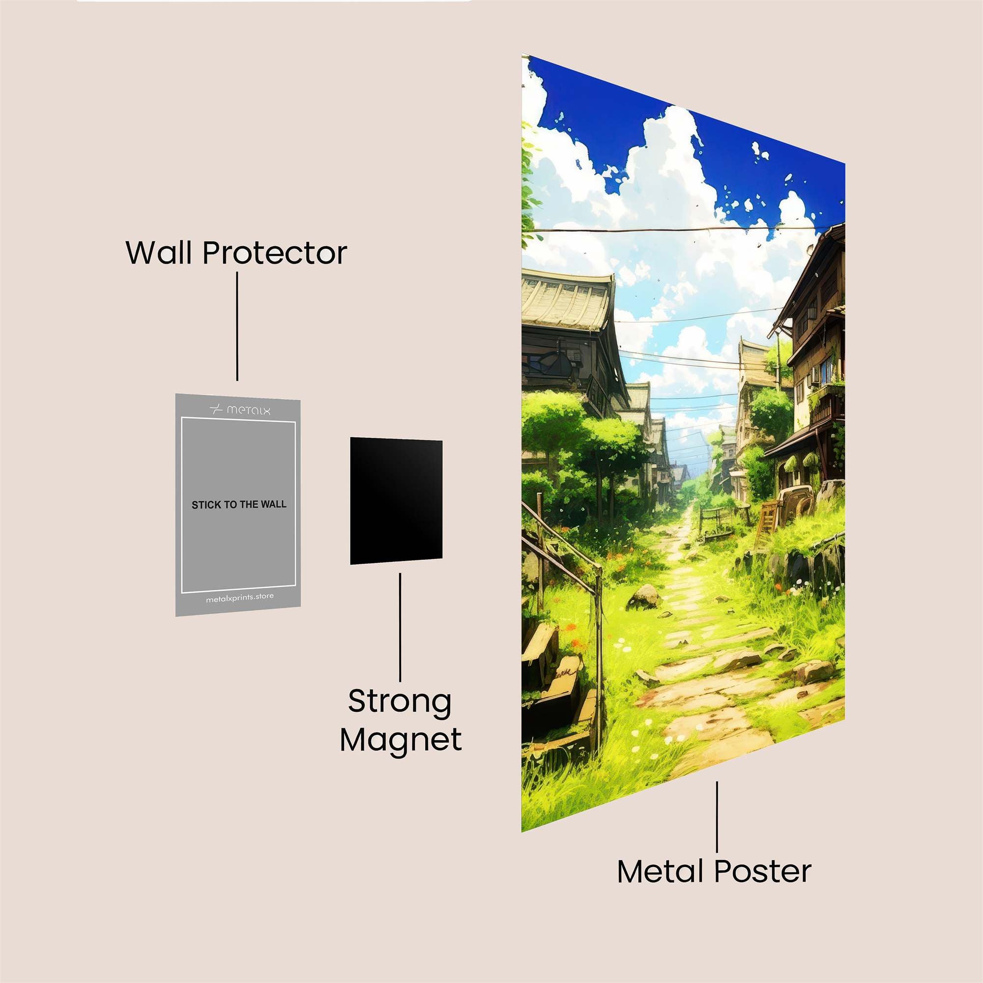 Miyazaki Serenity Safe Wall Magnetic / M