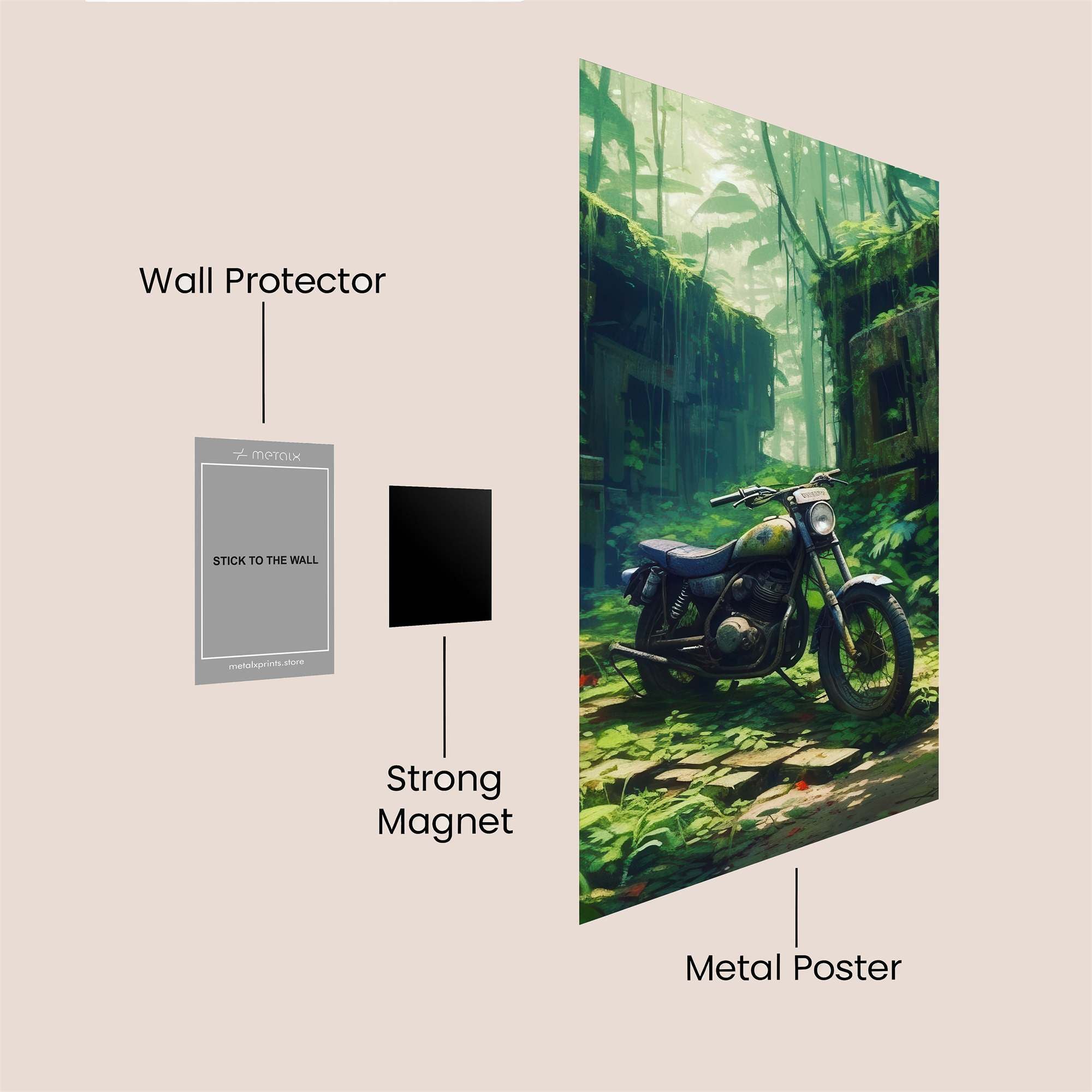 Jungle Serenity Safe Wall Magnetic / M