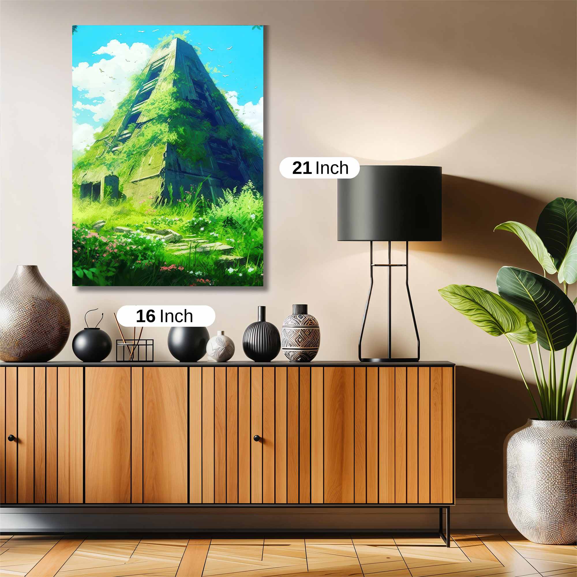 Pyramid Serenity Safe Wall Magnetic / M
