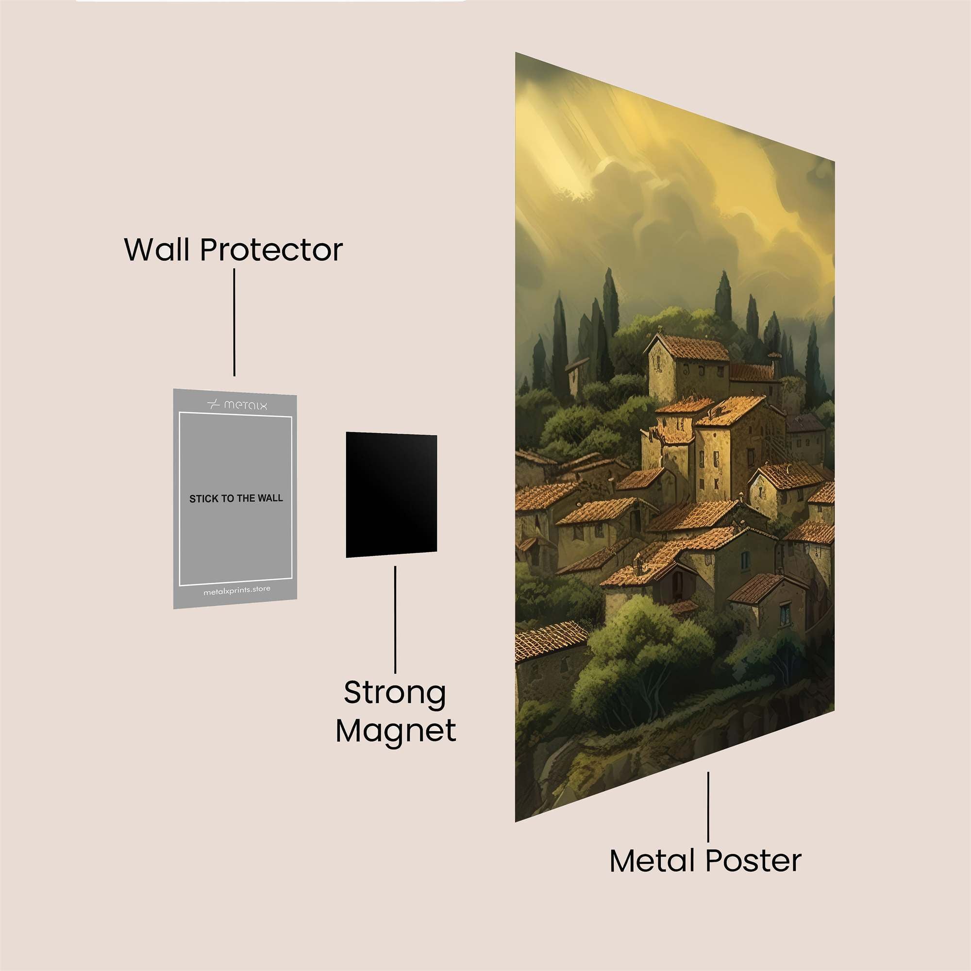 Tuscan Serenity Safe Wall Magnetic / M