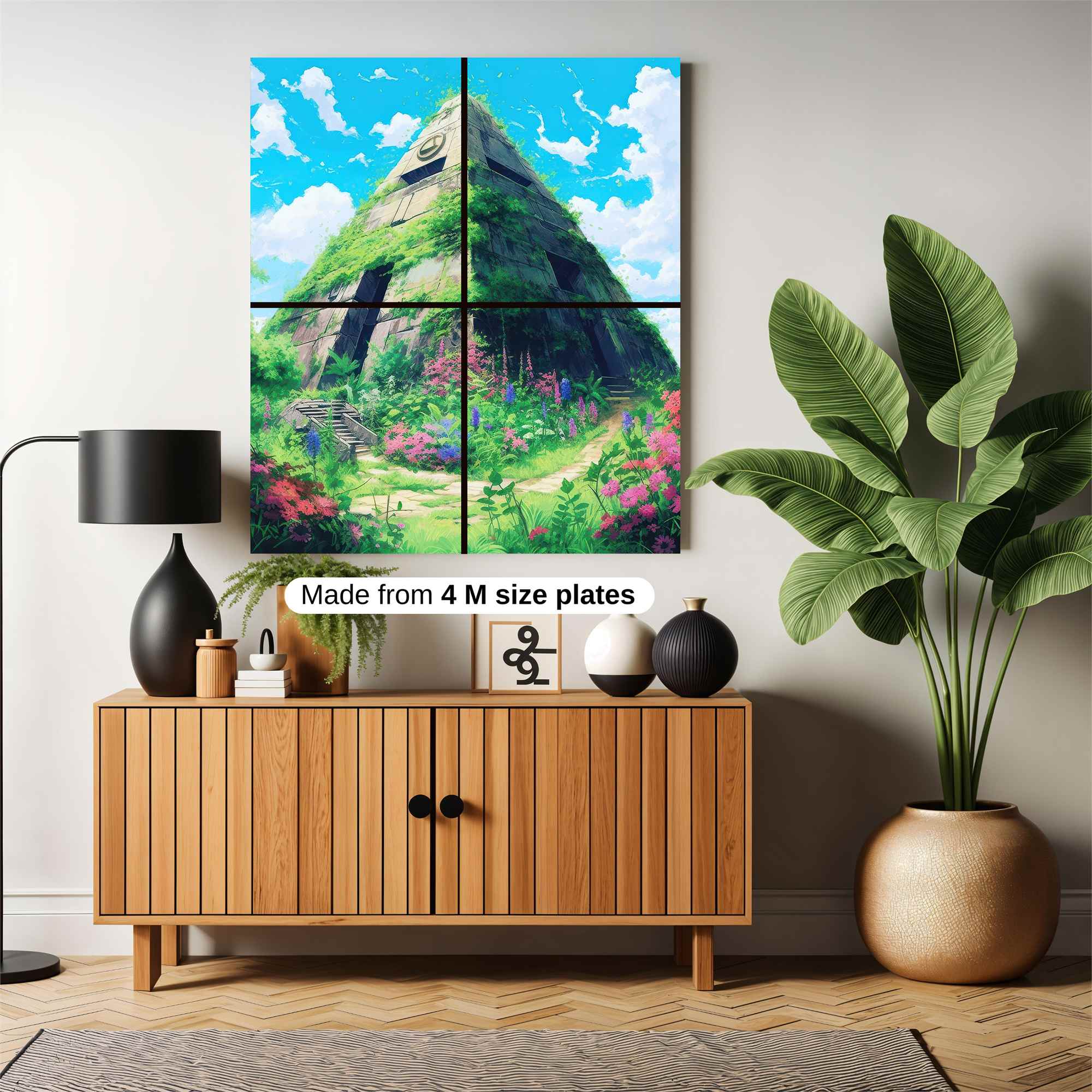 Lavender Pyramid Safe Wall Magnetic / M