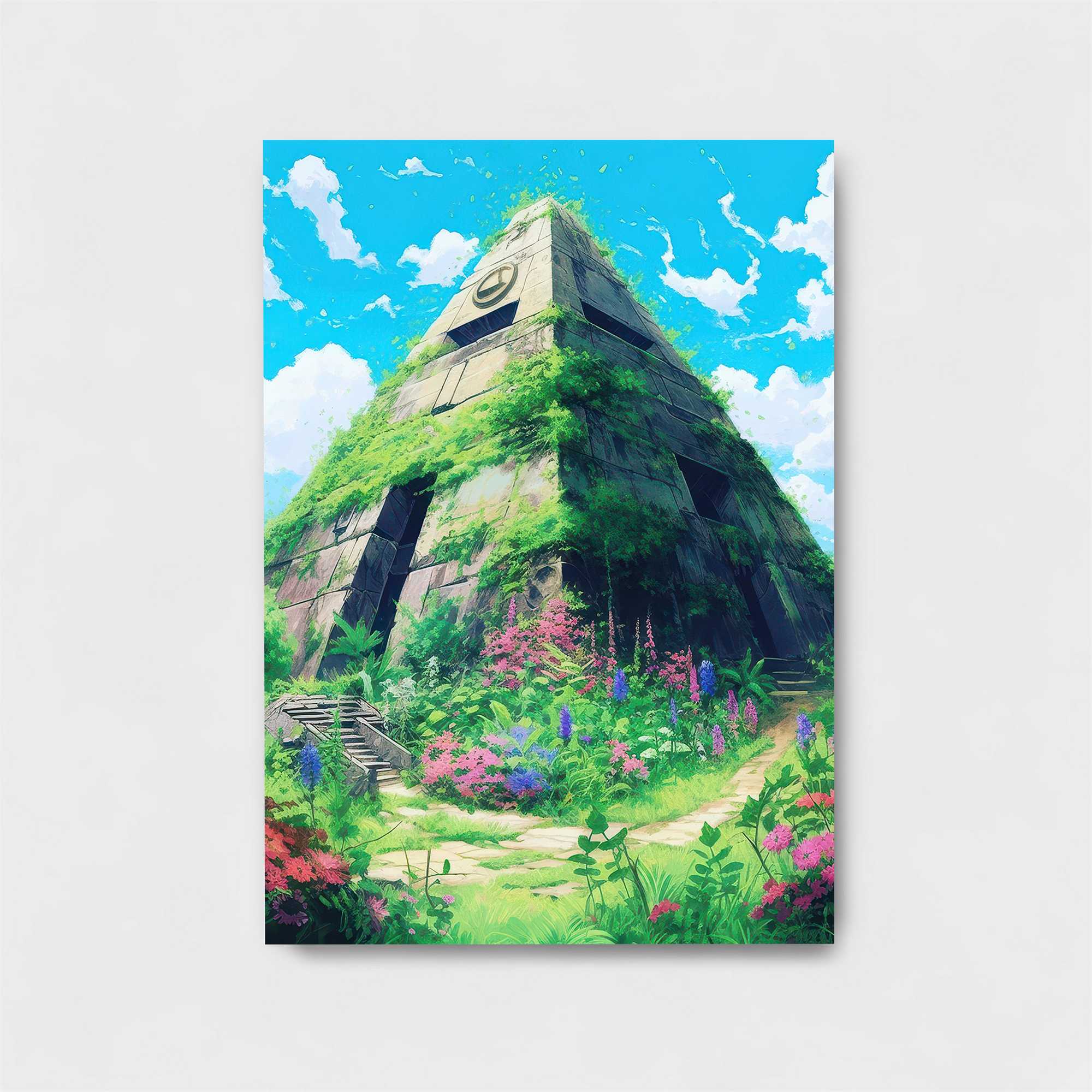 Lavender Pyramid Safe Wall Magnetic / M