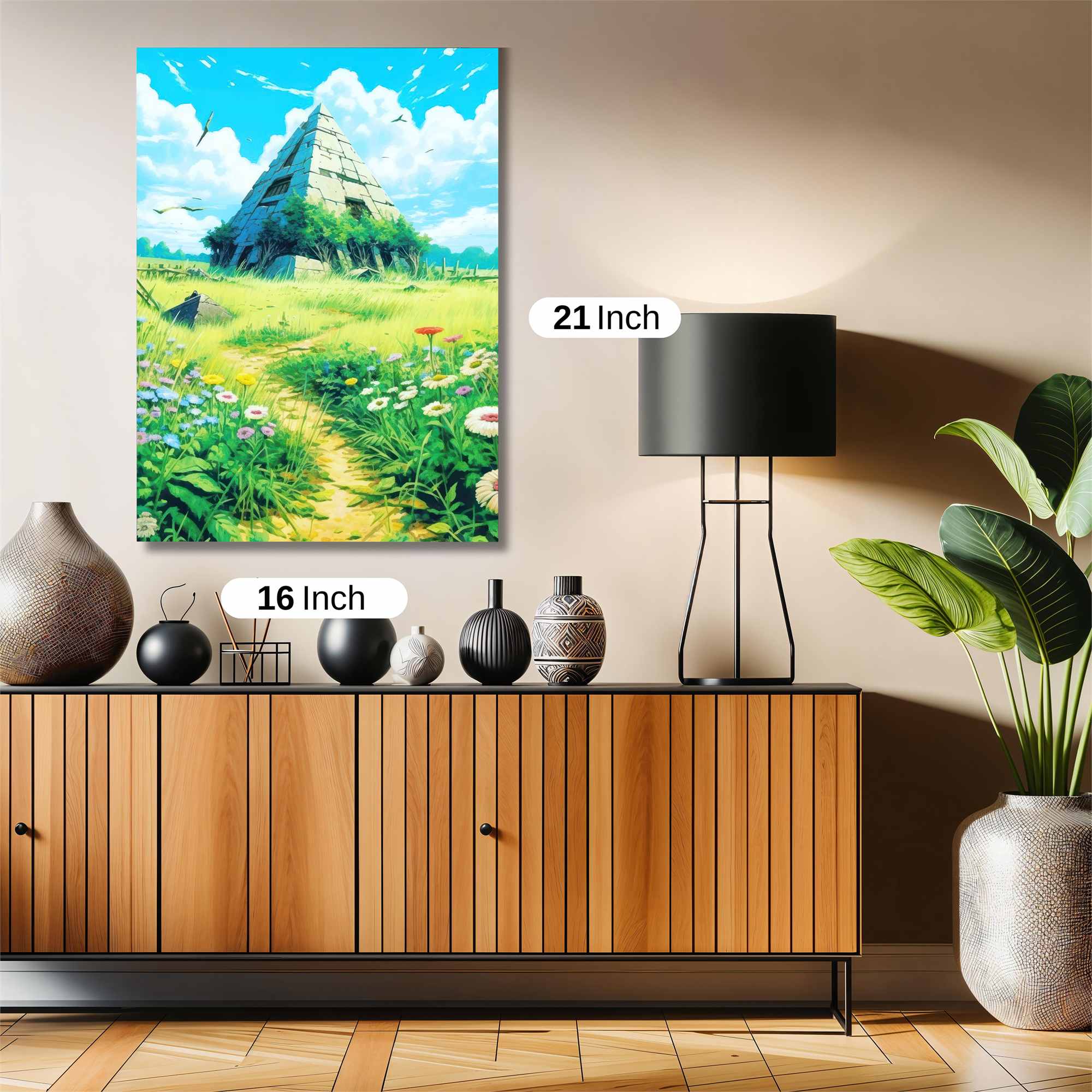 Pyramid Serenity Safe Wall Magnetic / M