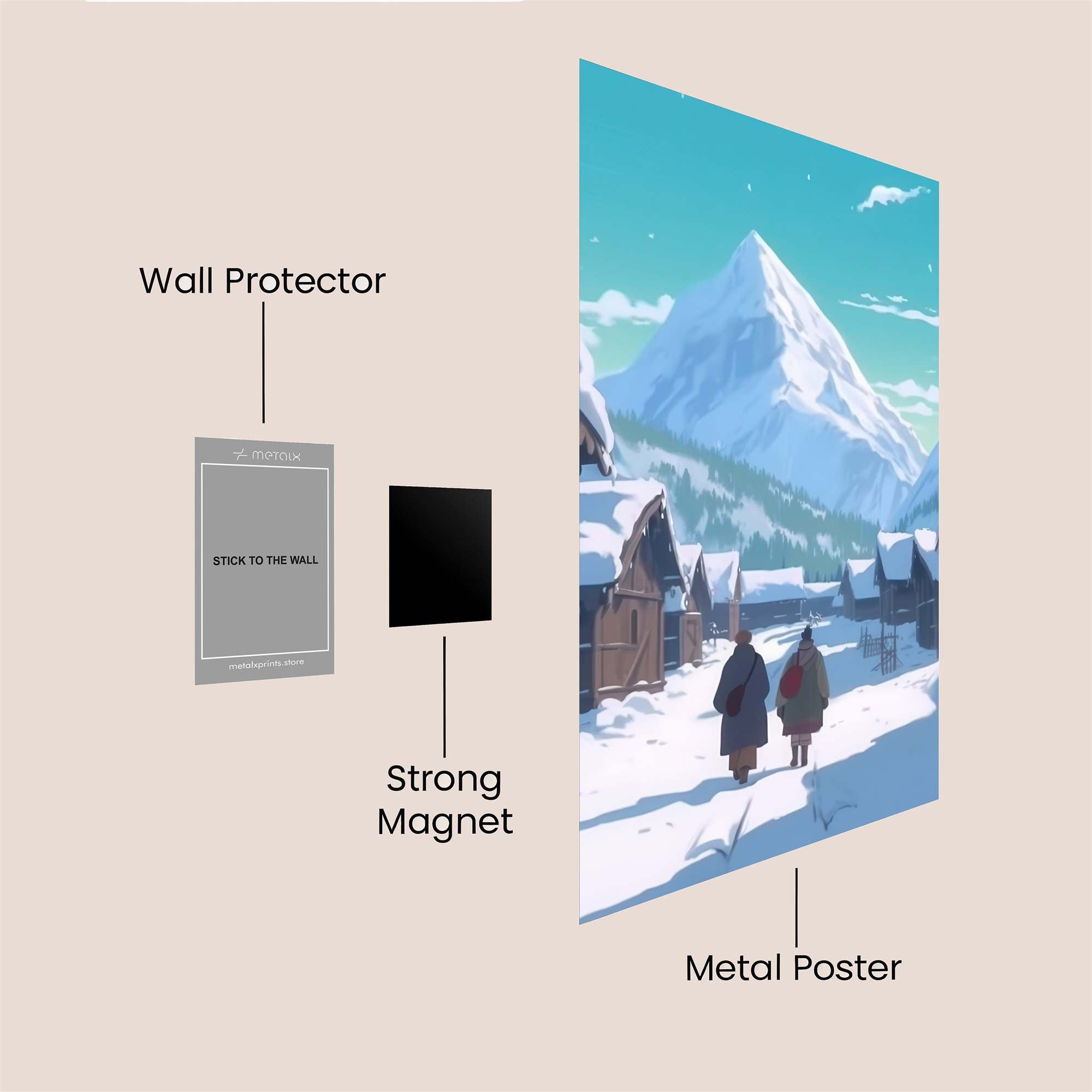 Alpine Serenity Safe Wall Magnetic / M