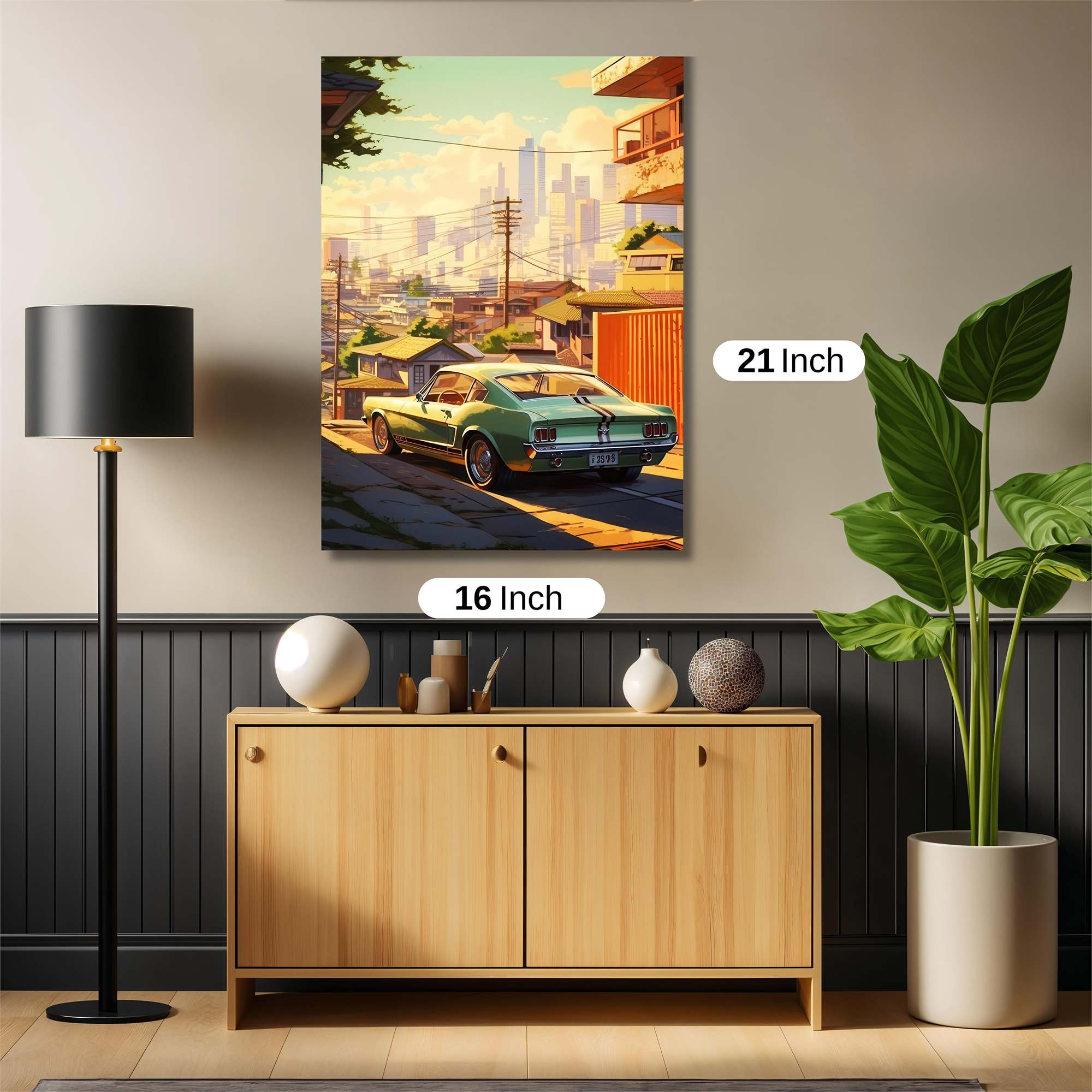 Mustang Dawn Safe Wall Magnetic / M