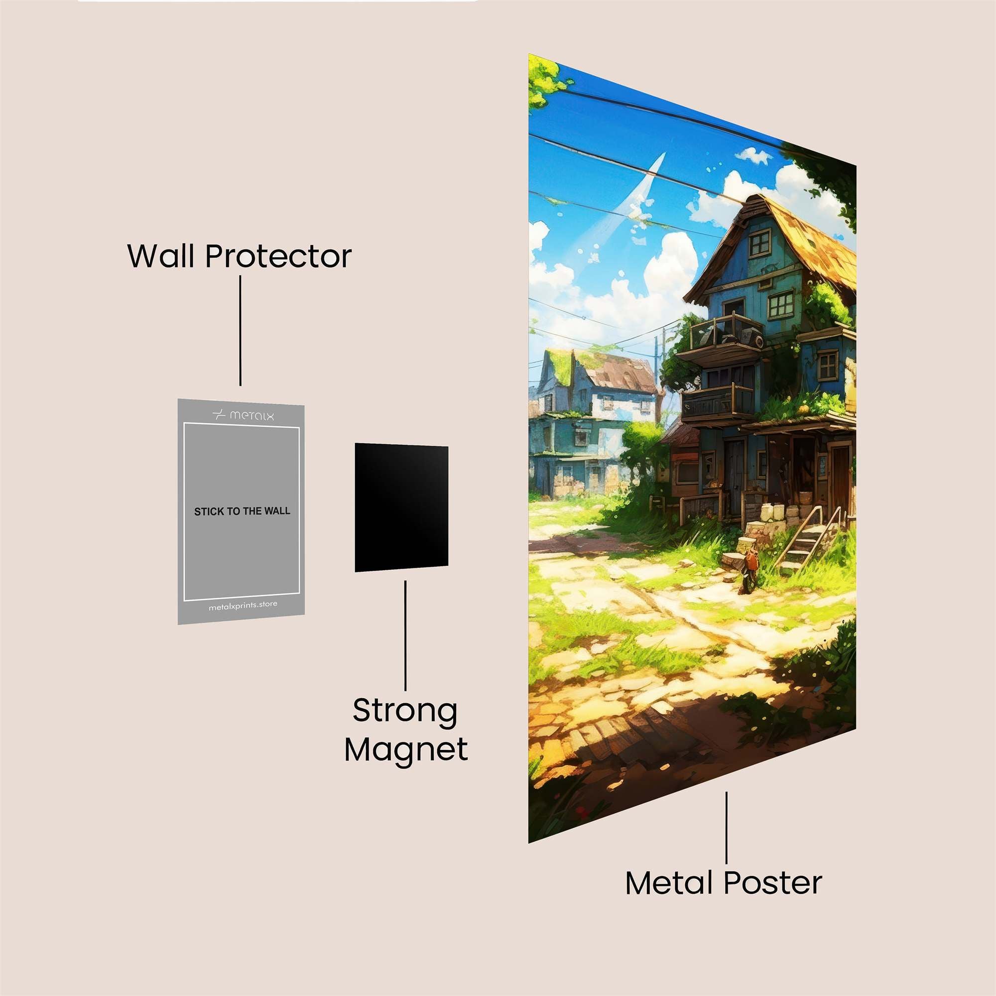 Village Serenity Safe Wall Magnetic / M