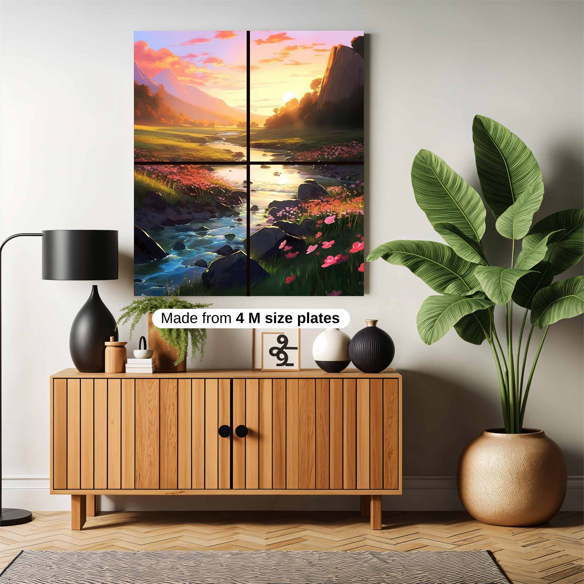 Sunset Serenity Safe Wall Magnetic / M