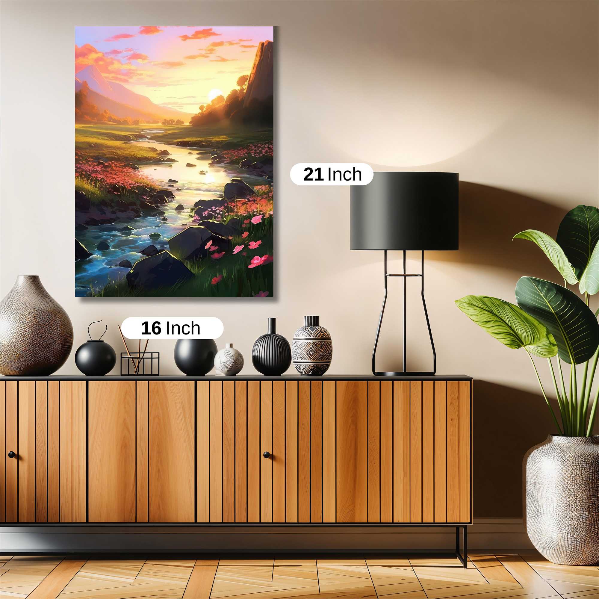 Sunset Serenity Safe Wall Magnetic / M