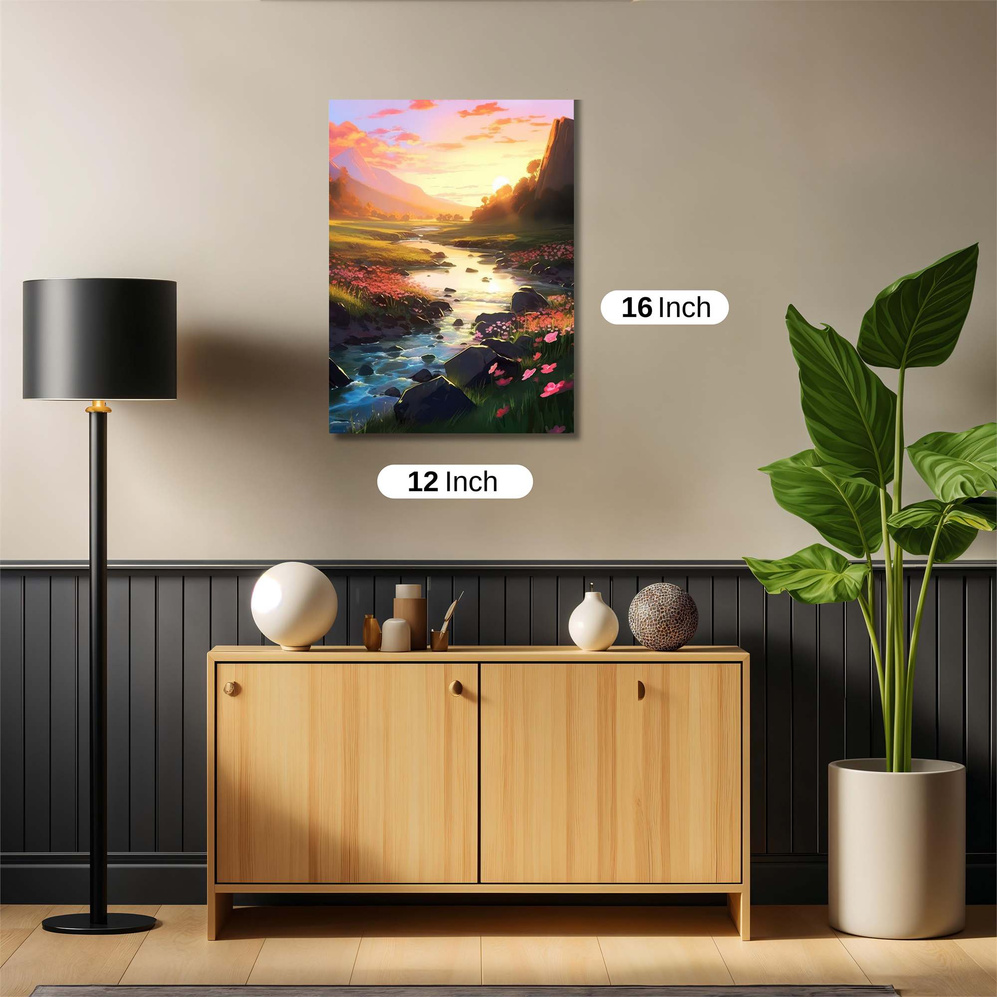 Sunset Serenity Safe Wall Magnetic / M