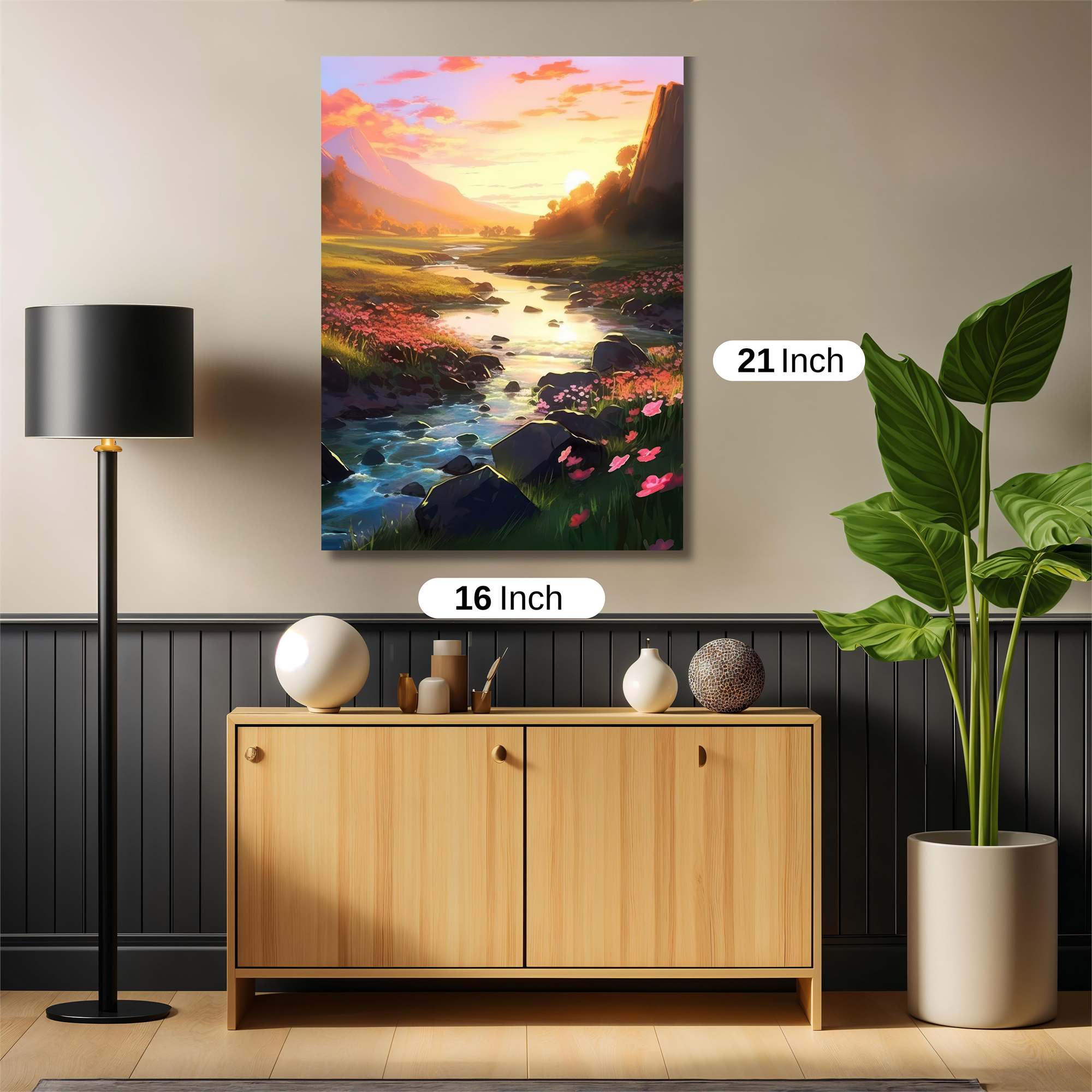 Sunset Serenity Safe Wall Magnetic / M