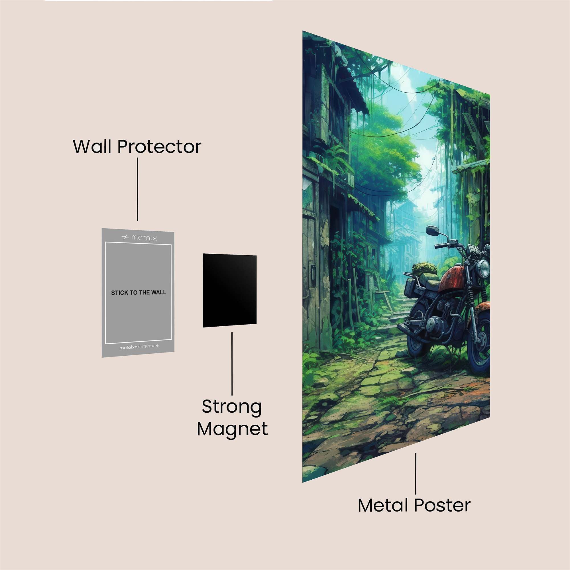 Jungle Serenity Safe Wall Magnetic / M