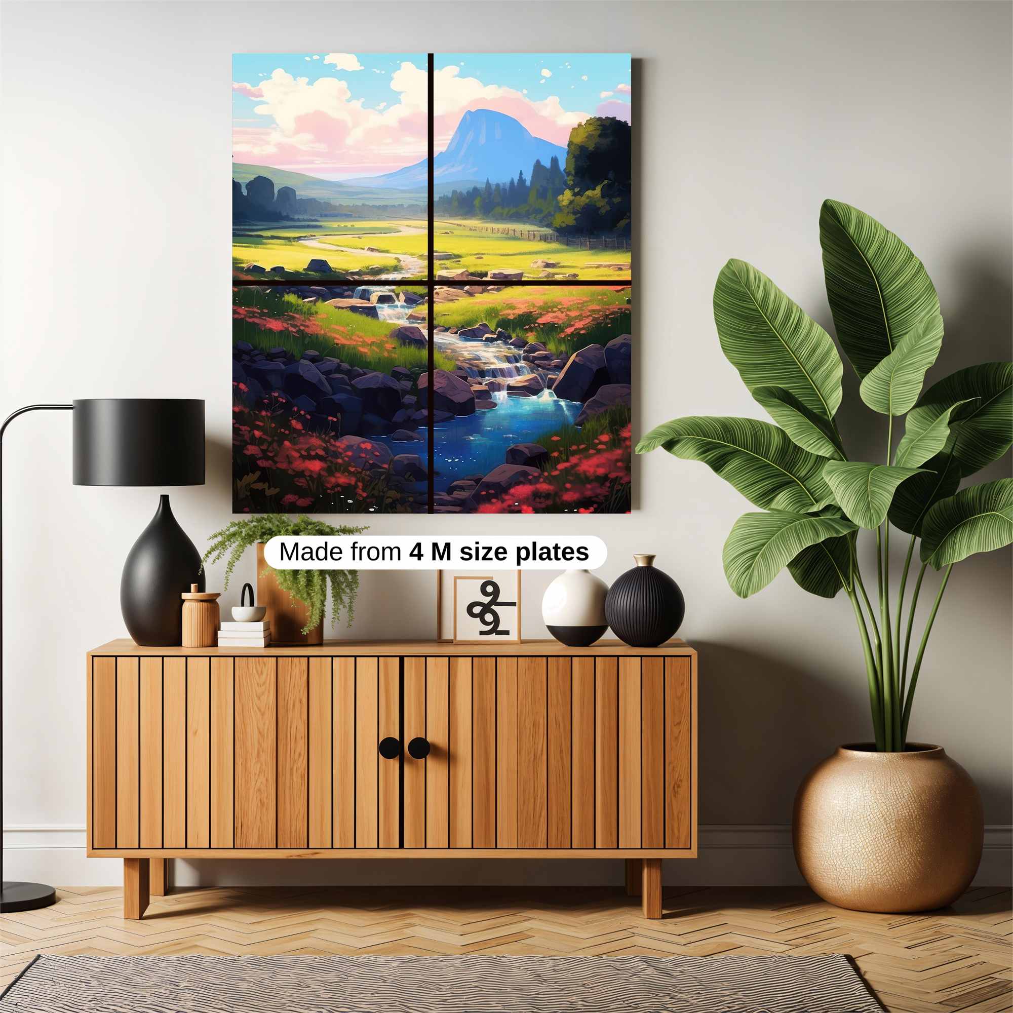 Mountain Serenity Safe Wall Magnetic / M