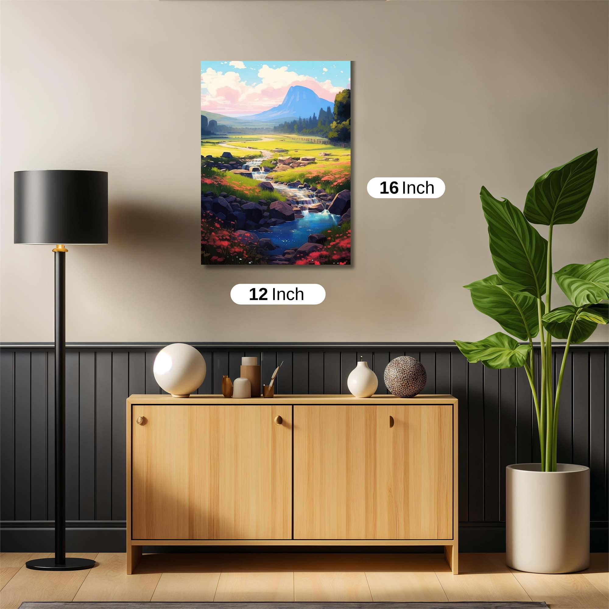 Mountain Serenity Safe Wall Magnetic / M