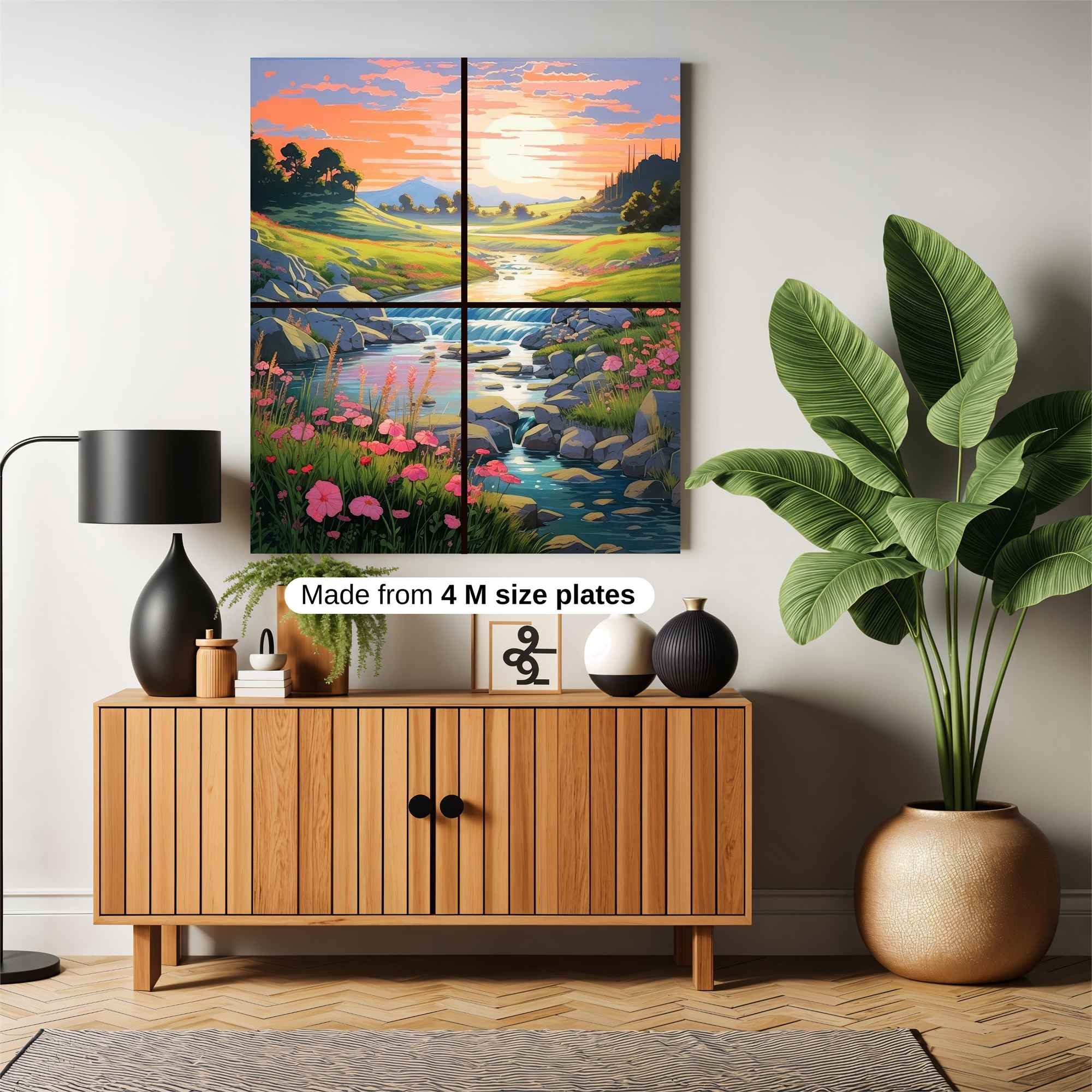 Sunset Serenity Safe Wall Magnetic / M