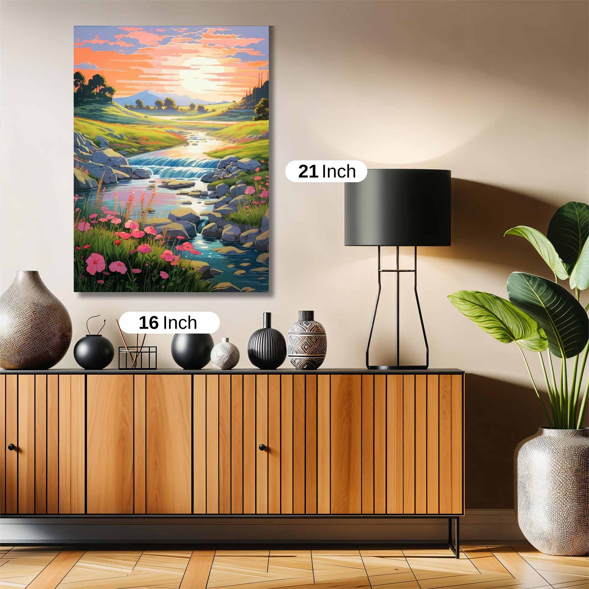 Sunset Serenity Safe Wall Magnetic / M