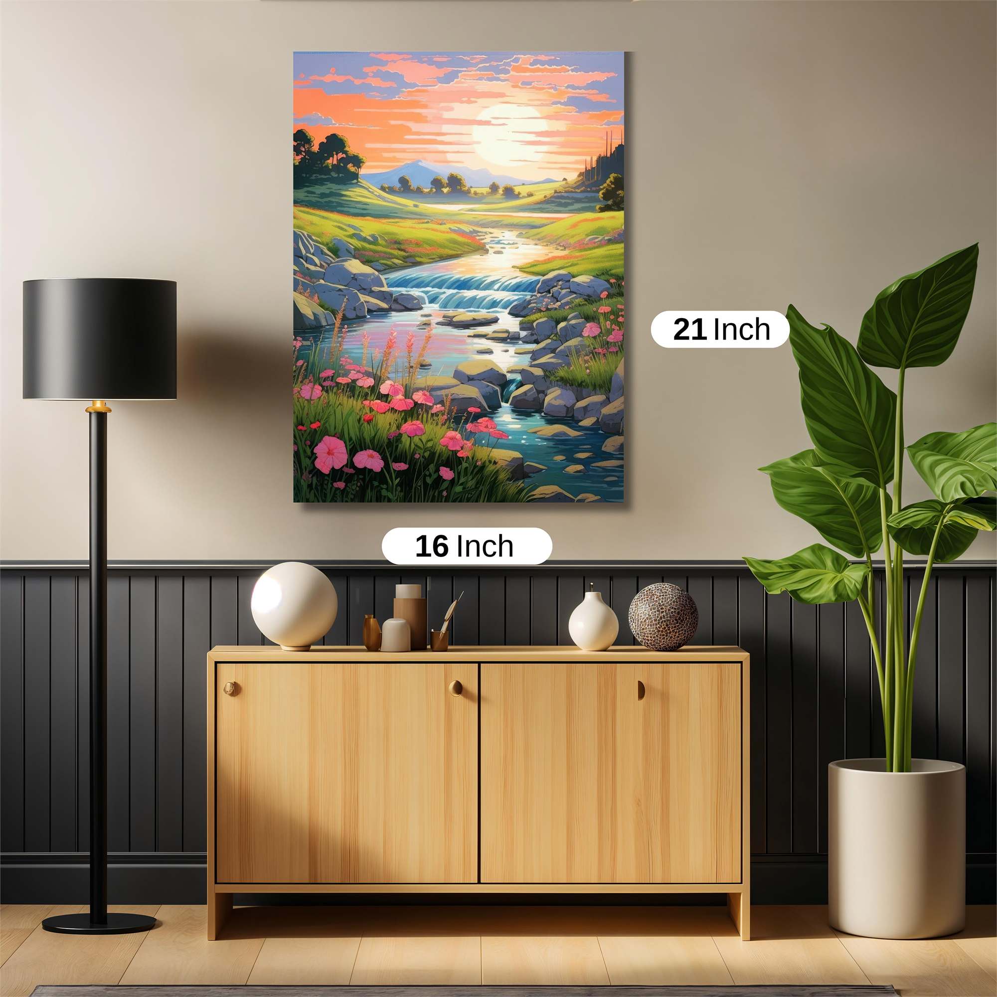 Sunset Serenity Safe Wall Magnetic / M