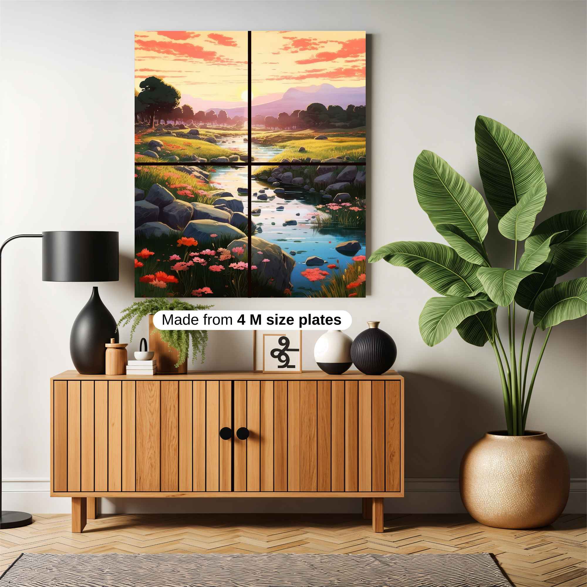 Sunset Serenity Safe Wall Magnetic / M