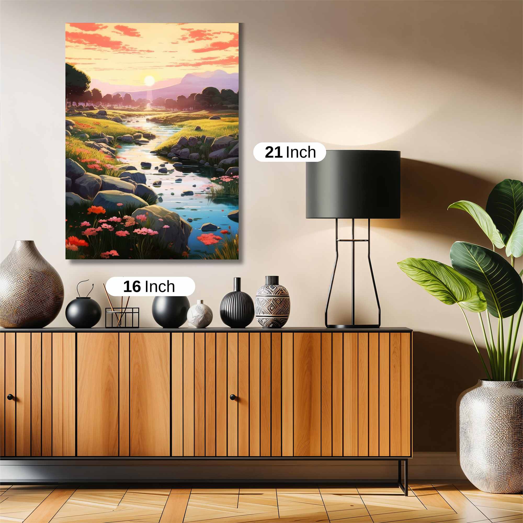 Sunset Serenity Safe Wall Magnetic / M