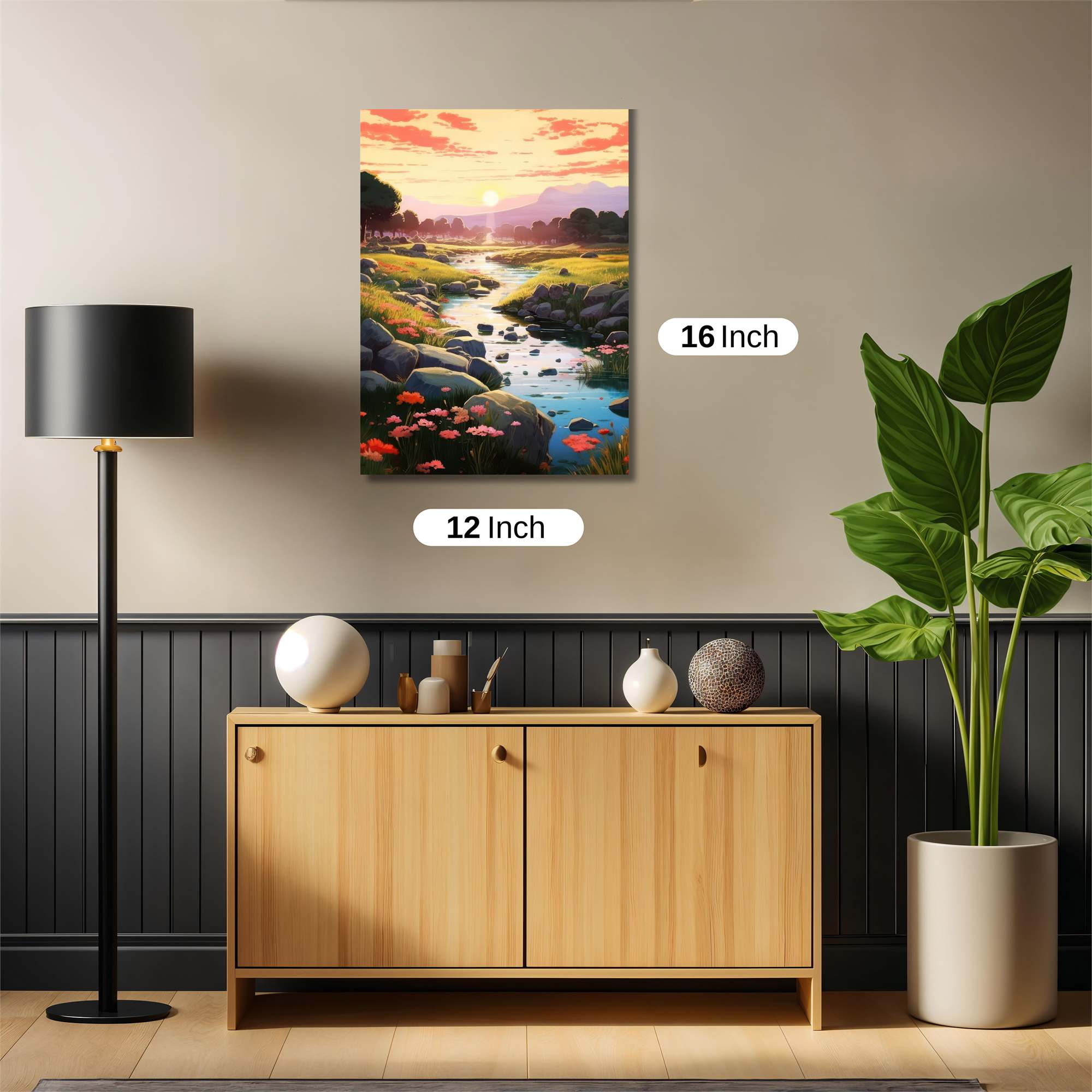 Sunset Serenity Safe Wall Magnetic / M