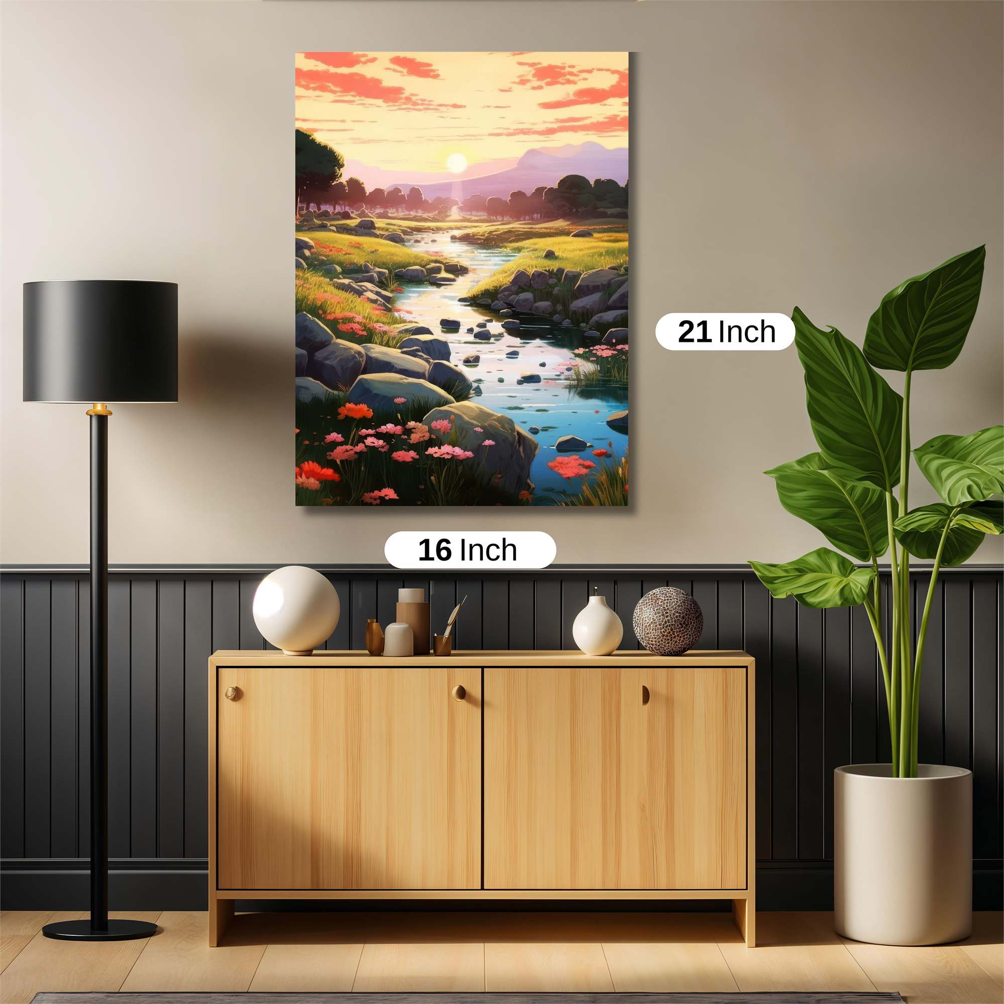 Sunset Serenity Safe Wall Magnetic / M