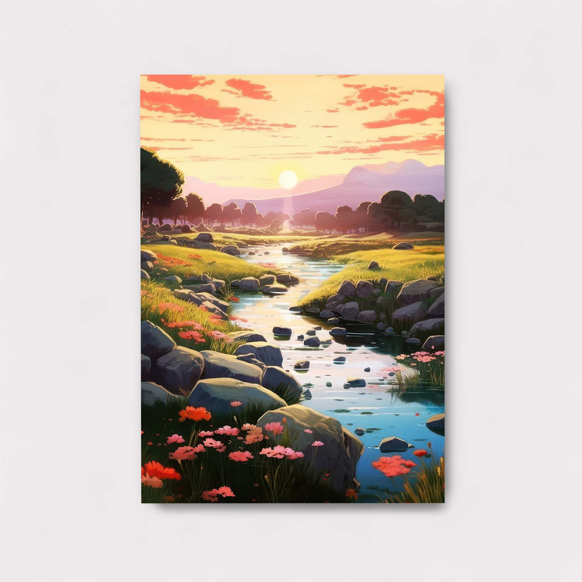 Sunset Serenity Safe Wall Magnetic / M