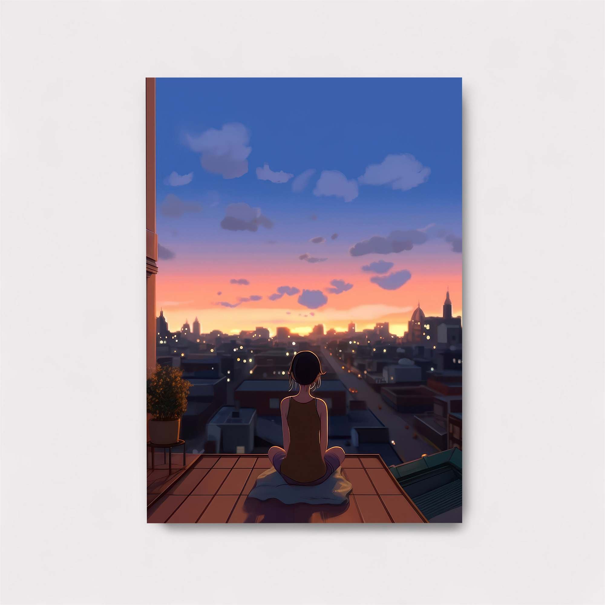 Sunset Serenity Safe Wall Magnetic / M