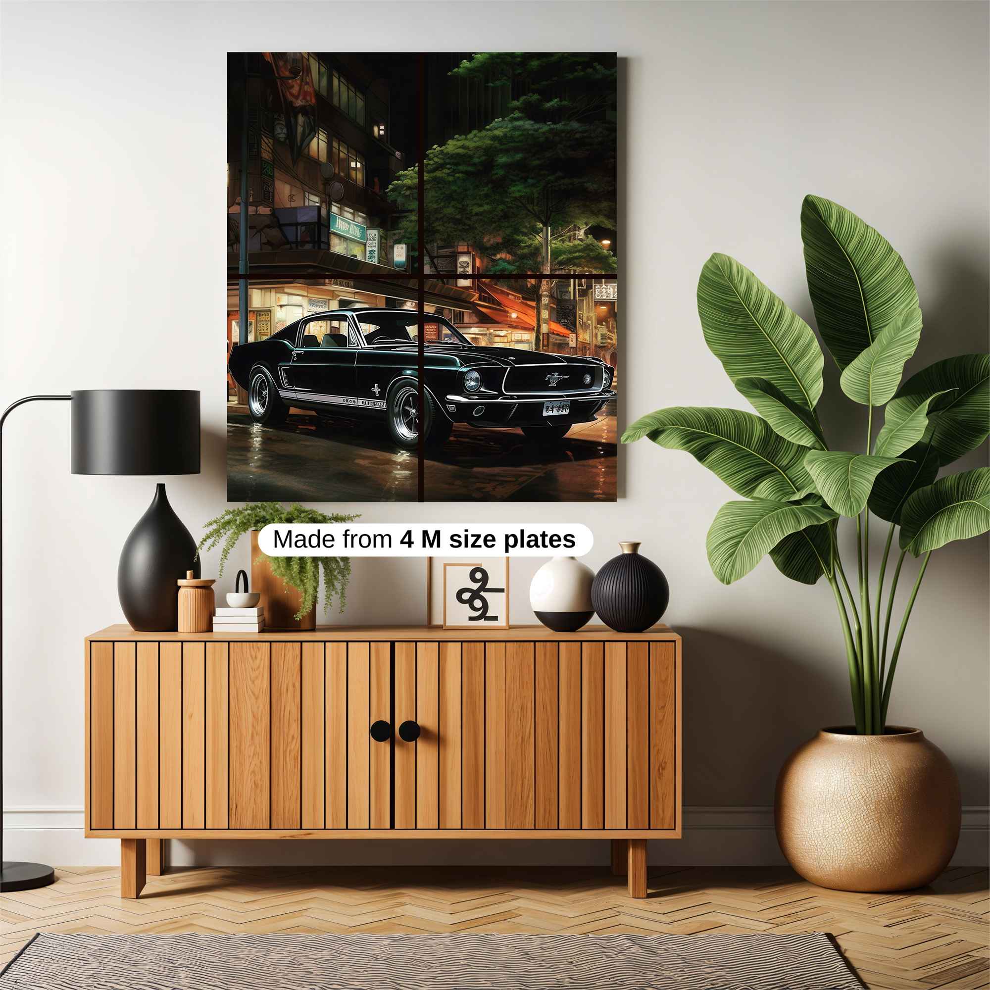 Mustang Mystery Safe Wall Magnetic / M