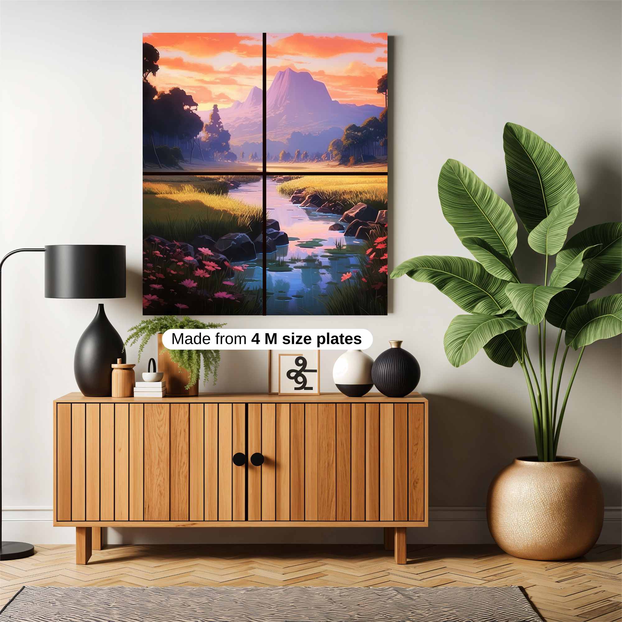 Sunset Serenity Safe Wall Magnetic / M